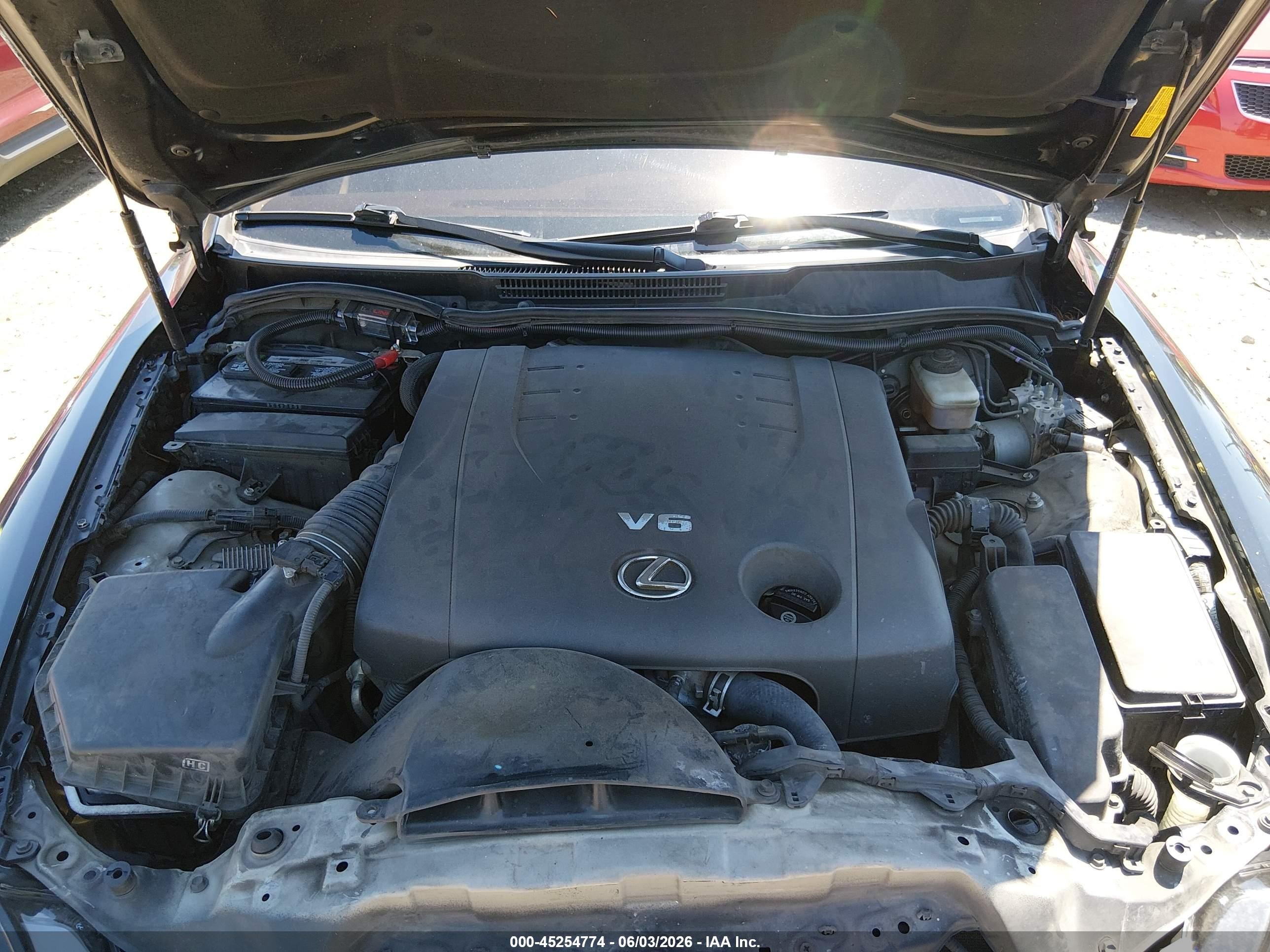 2010 Lexus Is 250   Black vin: JTHBF5C23A5109914