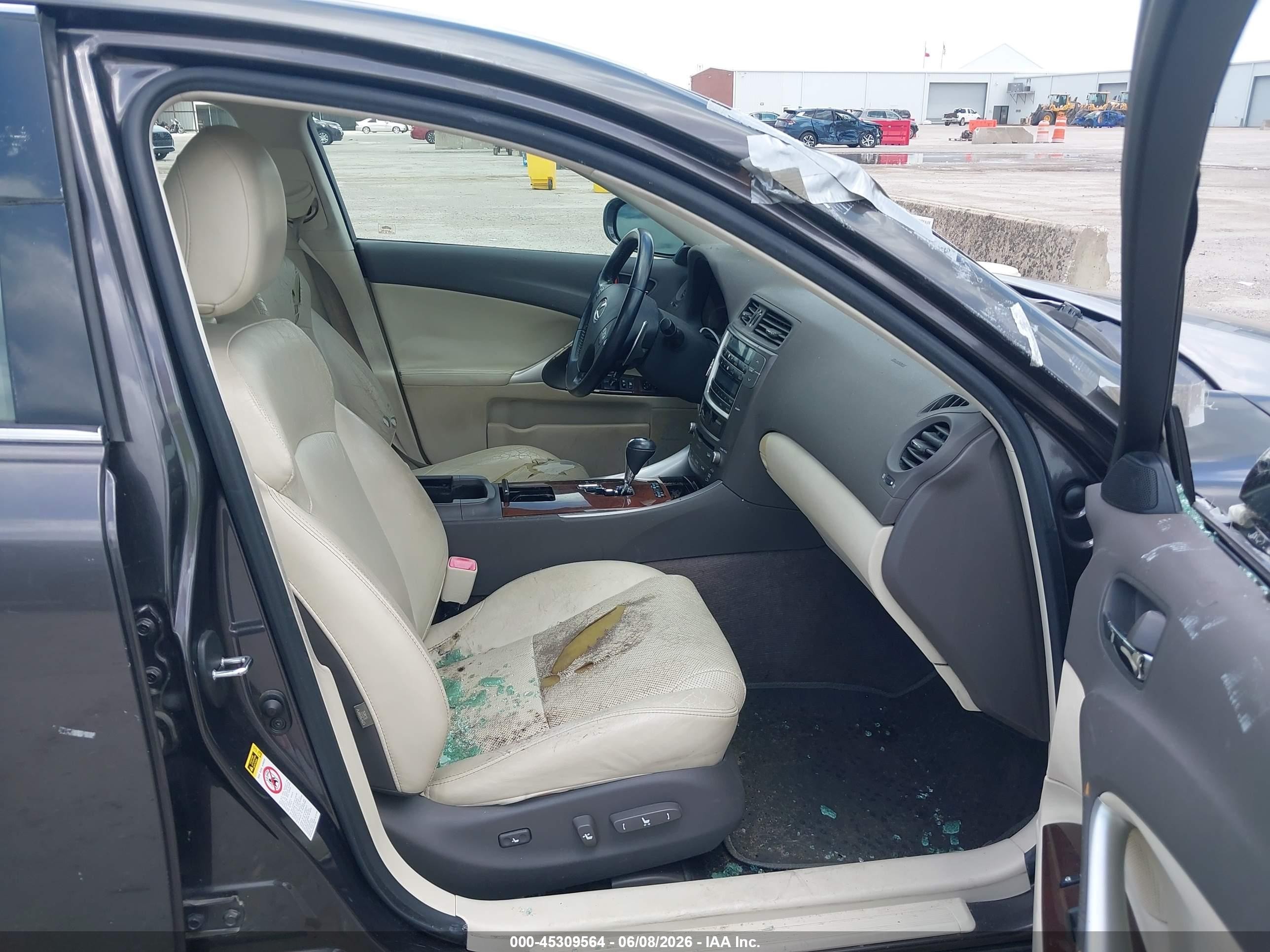 2010 Lexus Is 250 Gray vin: JTHBF5C23A5110822