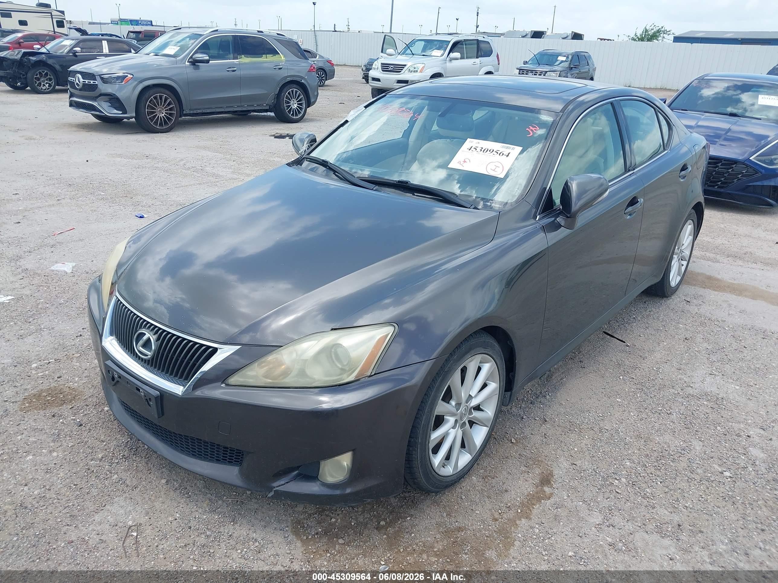2010 Lexus Is 250 Gray vin: JTHBF5C23A5110822