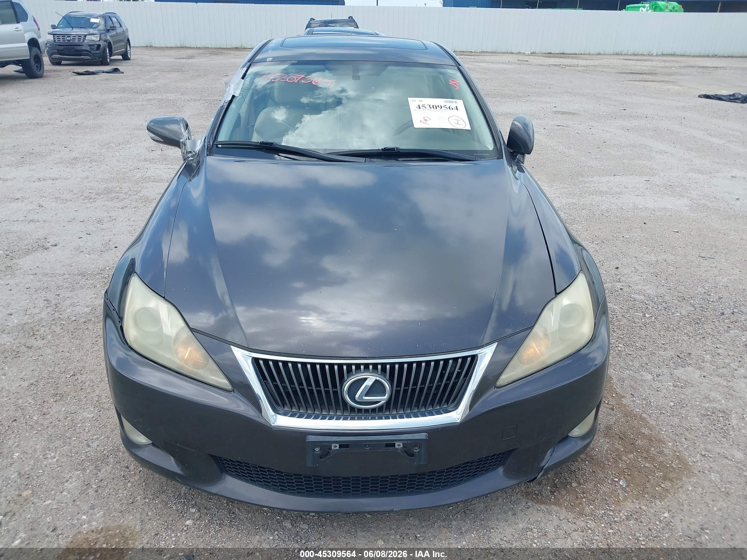 2010 Lexus Is 250 Gray vin: JTHBF5C23A5110822