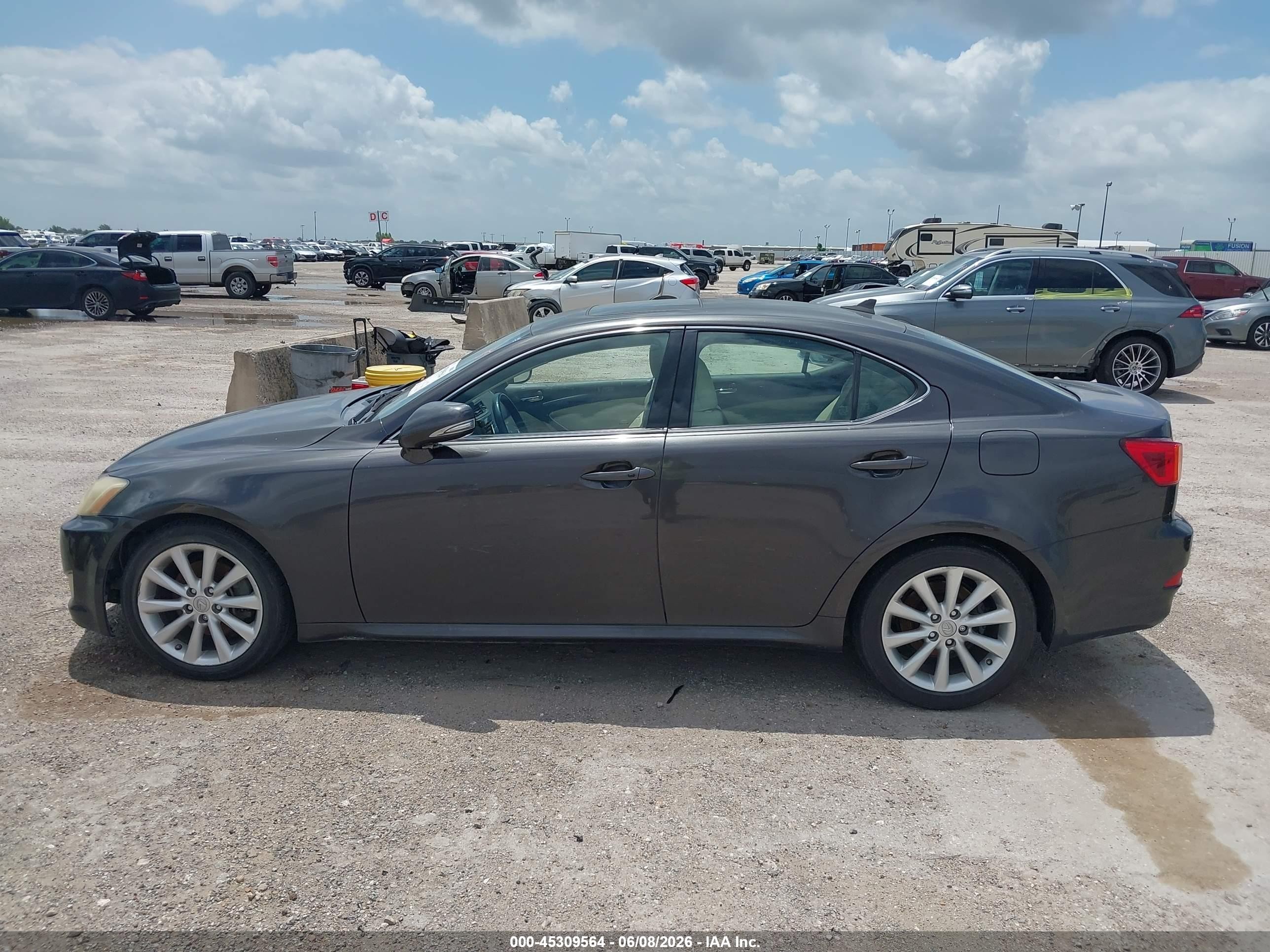 2010 Lexus Is 250 Gray vin: JTHBF5C23A5110822