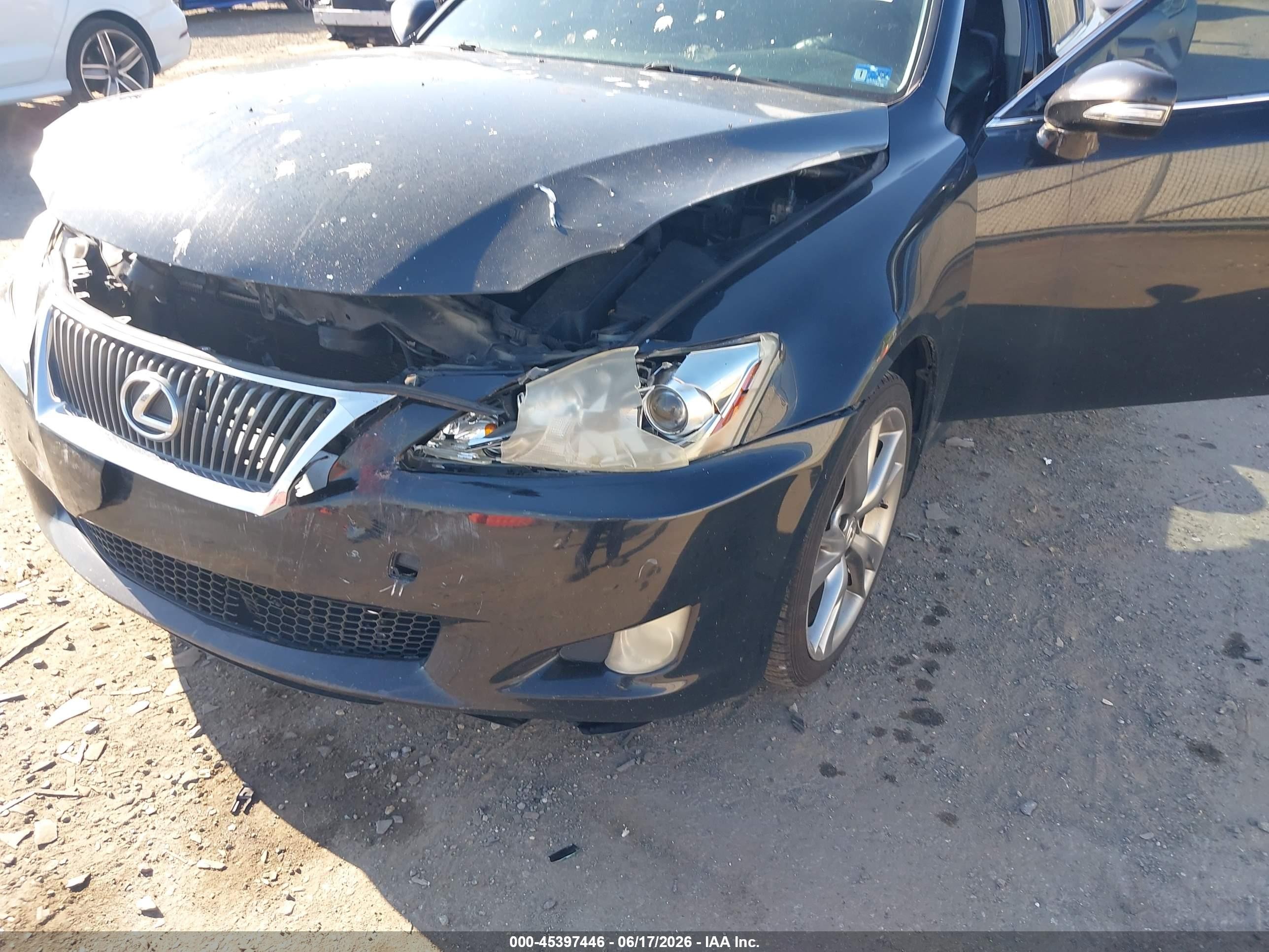 2010 Lexus Is 250 Черный vin: JTHBF5C23A5114093
