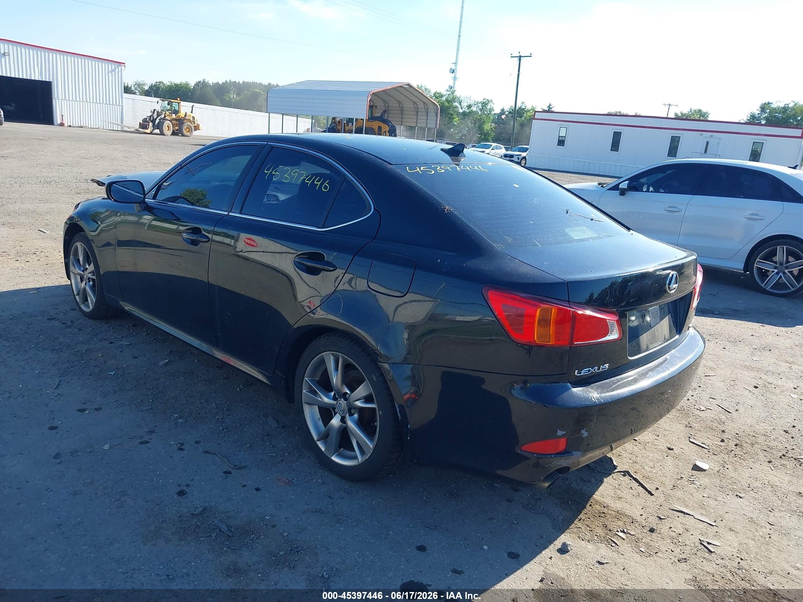 2010 Lexus Is 250 Черный vin: JTHBF5C23A5114093