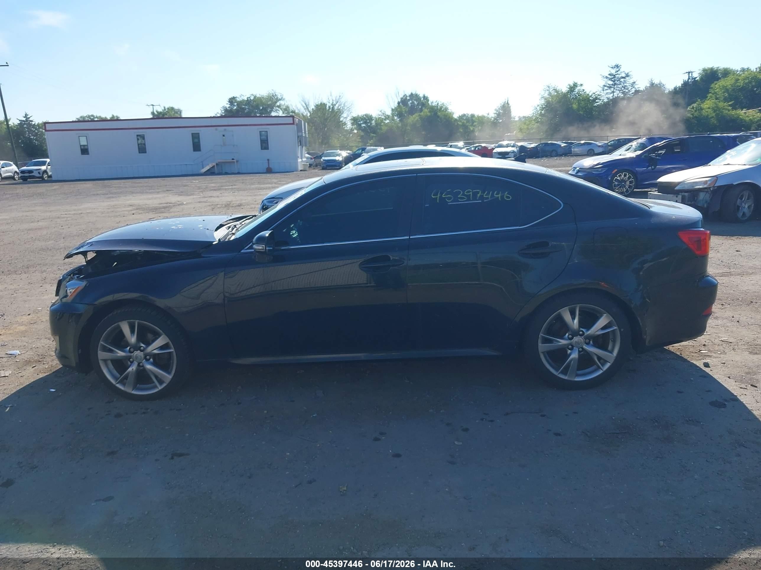 2010 Lexus Is 250 Черный vin: JTHBF5C23A5114093