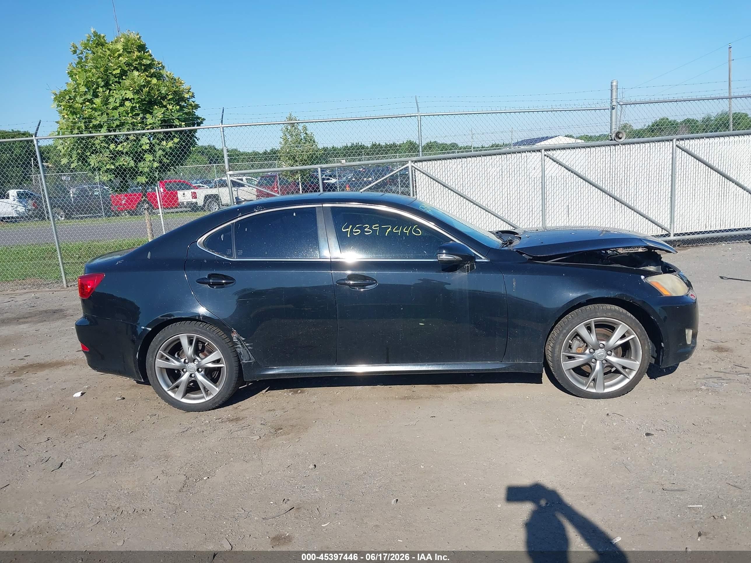 2010 Lexus Is 250 Черный vin: JTHBF5C23A5114093