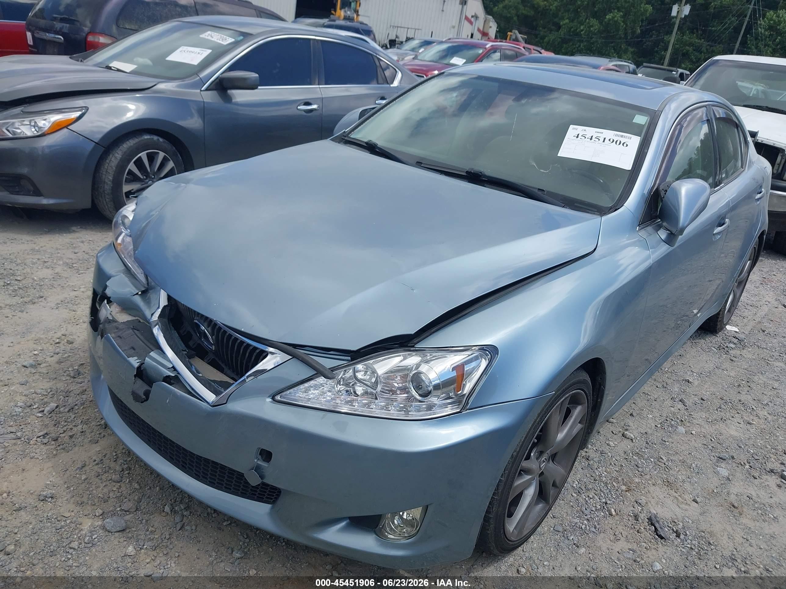 2010 Lexus Is 250   Blue vin: JTHBF5C23A5114868