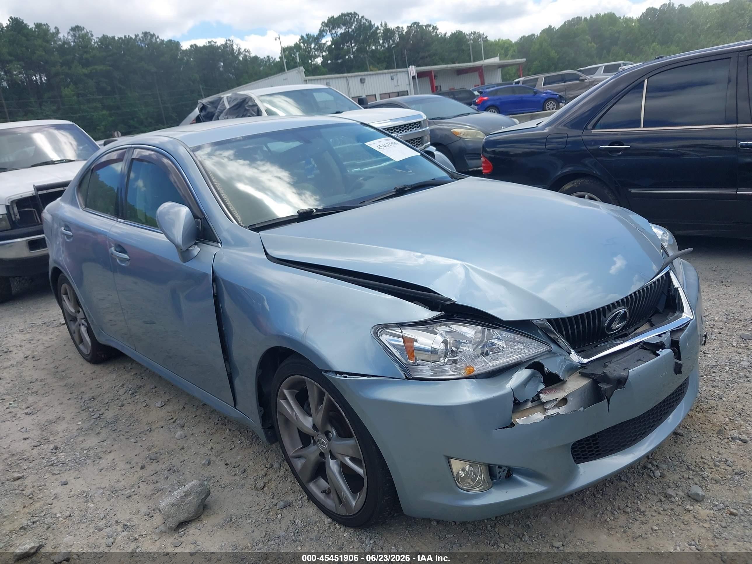 2010 Lexus Is 250   Blue vin: JTHBF5C23A5114868