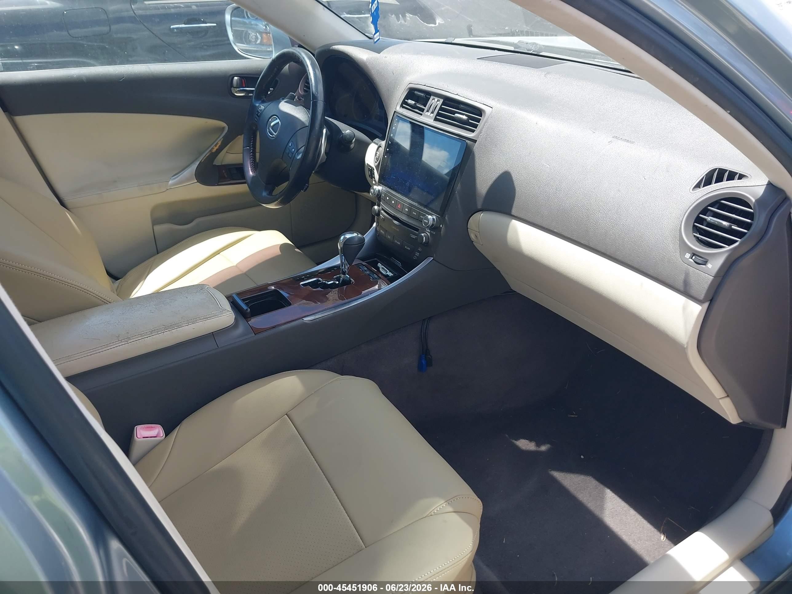 2010 Lexus Is 250   Blue vin: JTHBF5C23A5114868