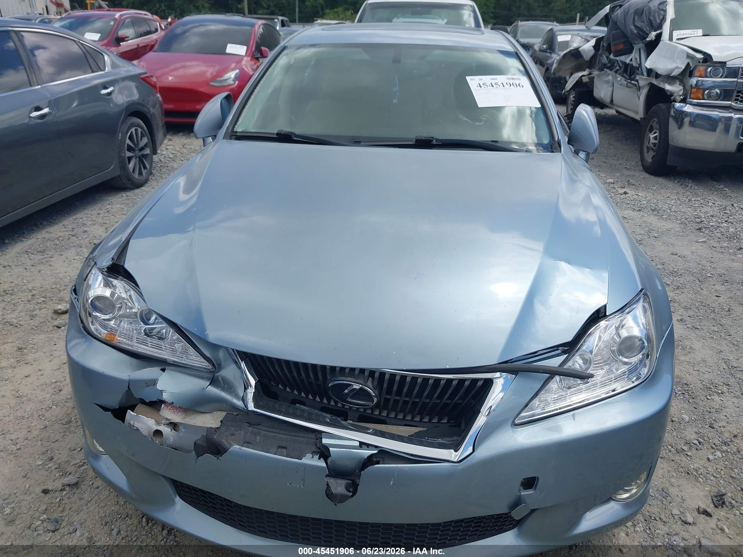 2010 Lexus Is 250   Blue vin: JTHBF5C23A5114868