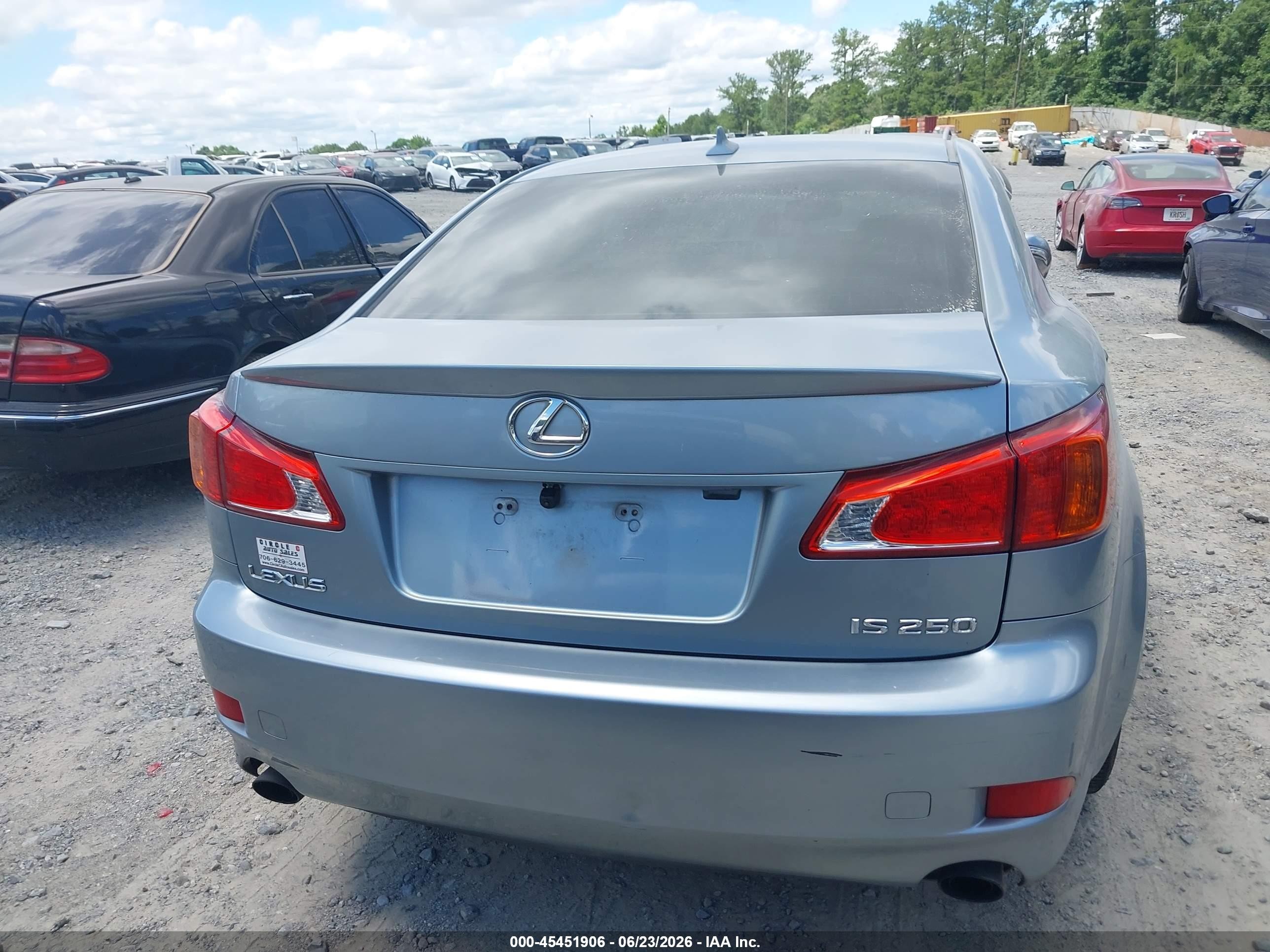 2010 Lexus Is 250   Blue vin: JTHBF5C23A5114868