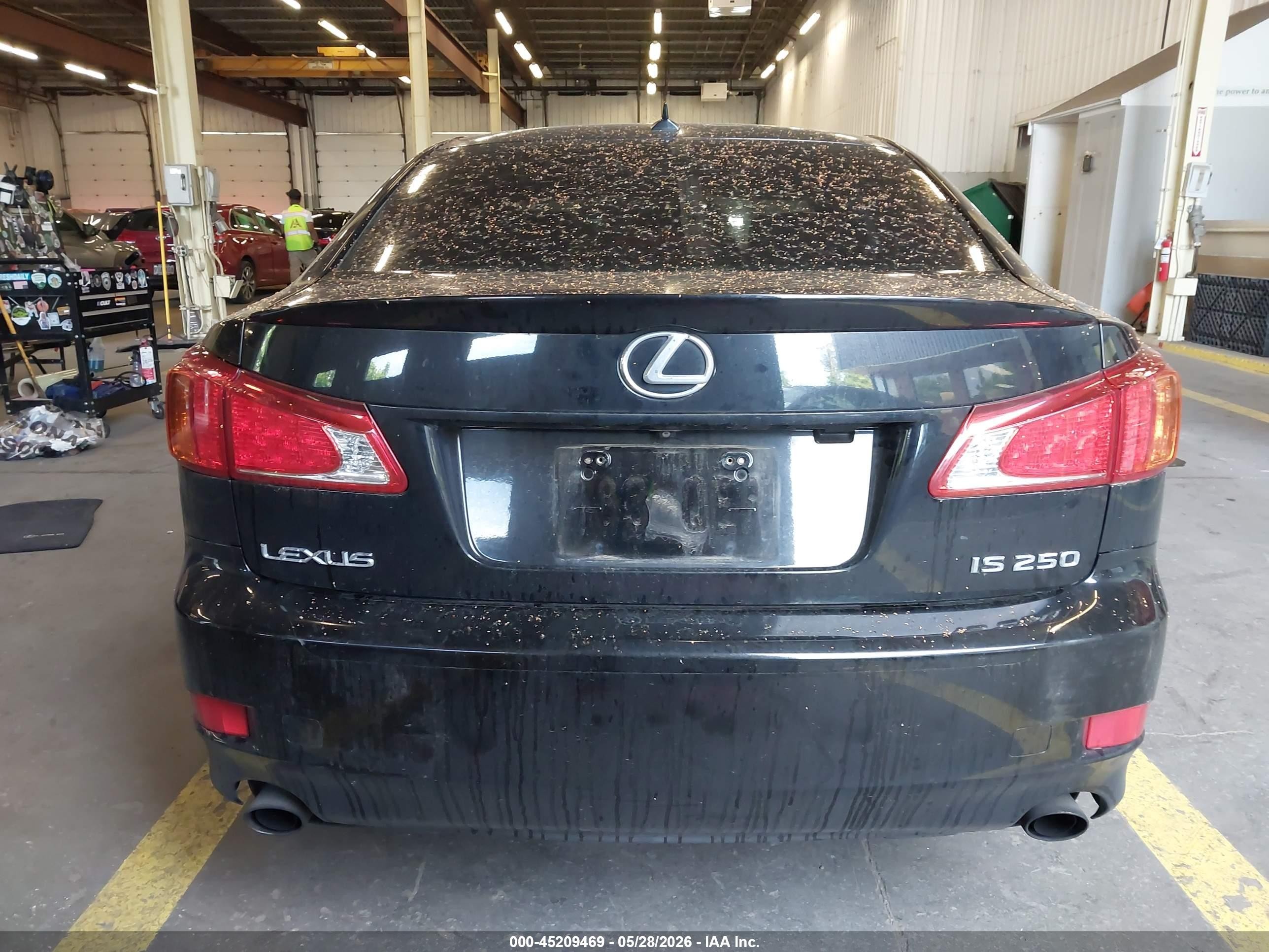 2010 Lexus Is 250   Черный vin: JTHBF5C23A5119374