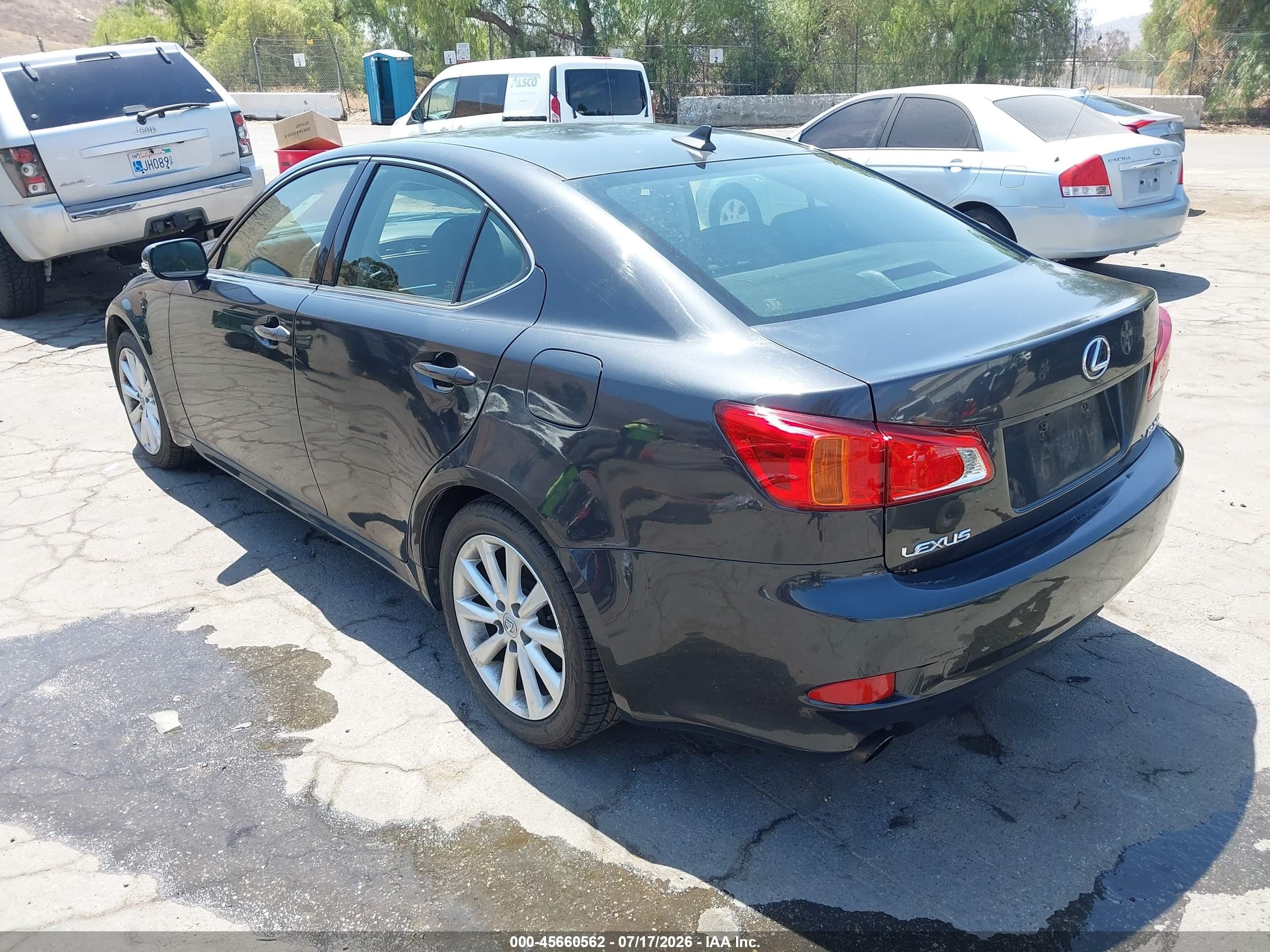 2010 Lexus Is 250   Gray vin: JTHBF5C23A5128205