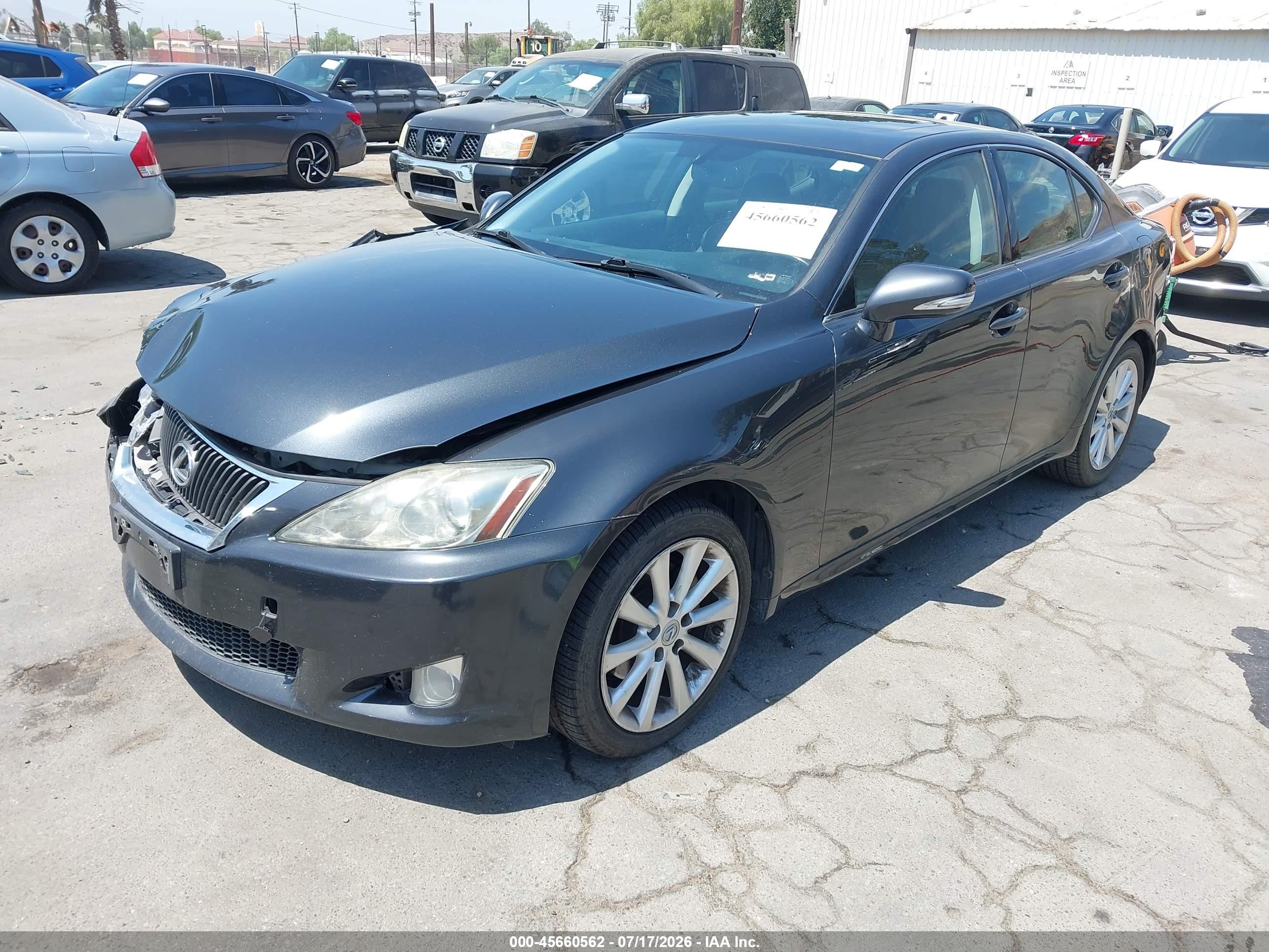 2010 Lexus Is 250   Gray vin: JTHBF5C23A5128205