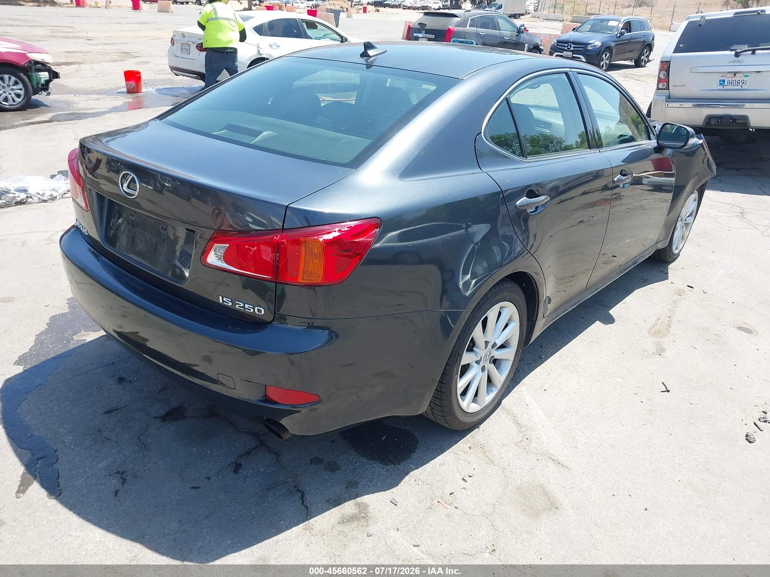 2010 Lexus Is 250   Gray vin: JTHBF5C23A5128205