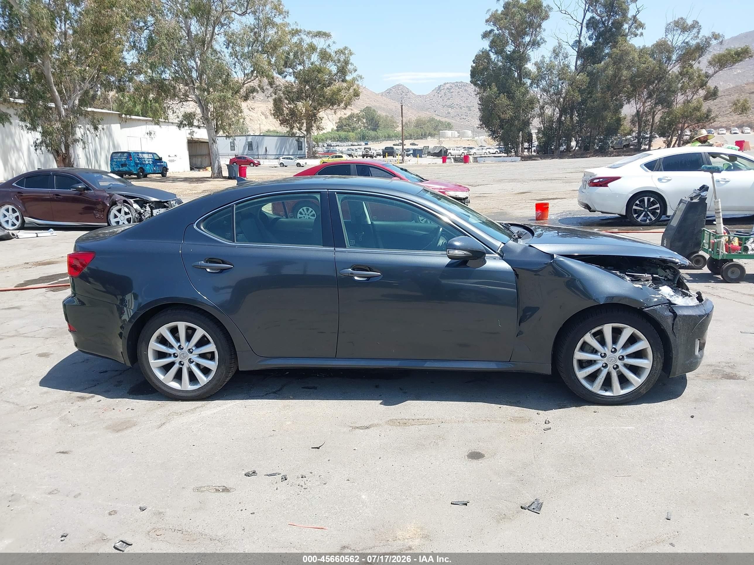 2010 Lexus Is 250   Gray vin: JTHBF5C23A5128205