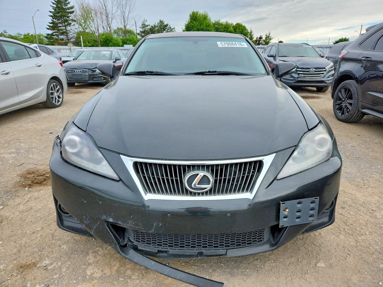 2011 Lexus Is 250 Black vin: JTHBF5C23B2101279