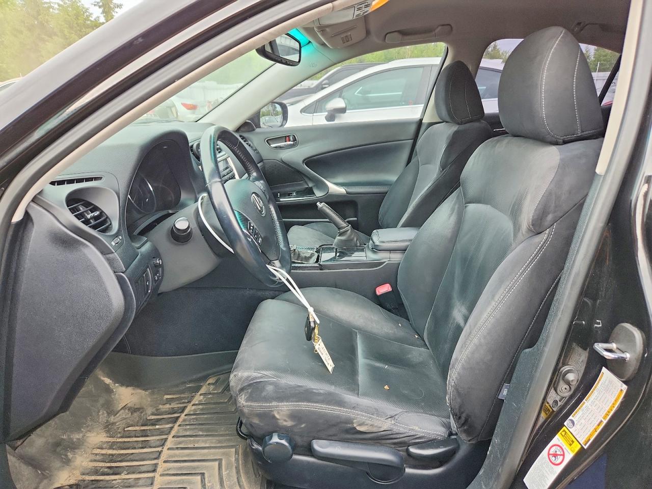 2011 Lexus Is 250 Black vin: JTHBF5C23B2101279