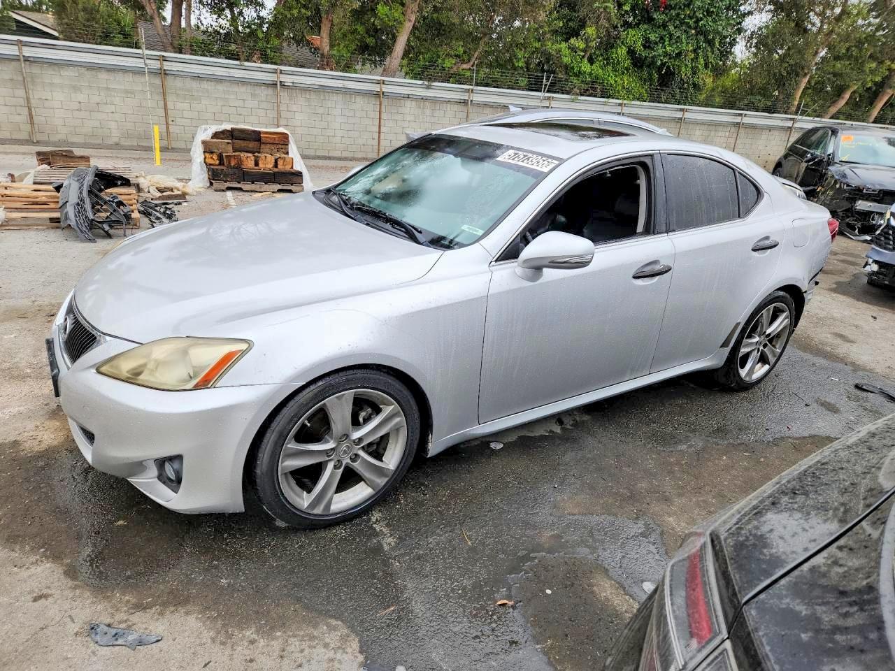 2011 Lexus Is 250 Silver vin: JTHBF5C23B5129257