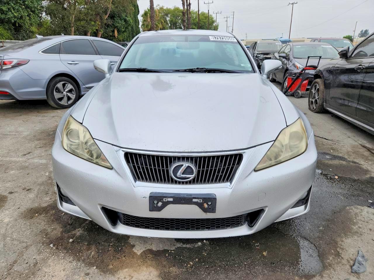 2011 Lexus Is 250 Silver vin: JTHBF5C23B5129257