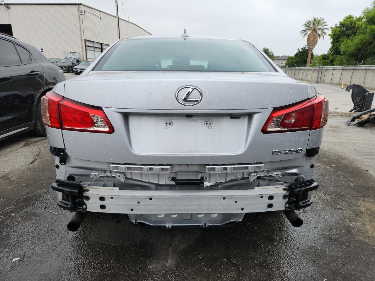 2011 Lexus Is 250 Silver vin: JTHBF5C23B5129257 Damage: Rear Bumper, Missing, Replacement Required