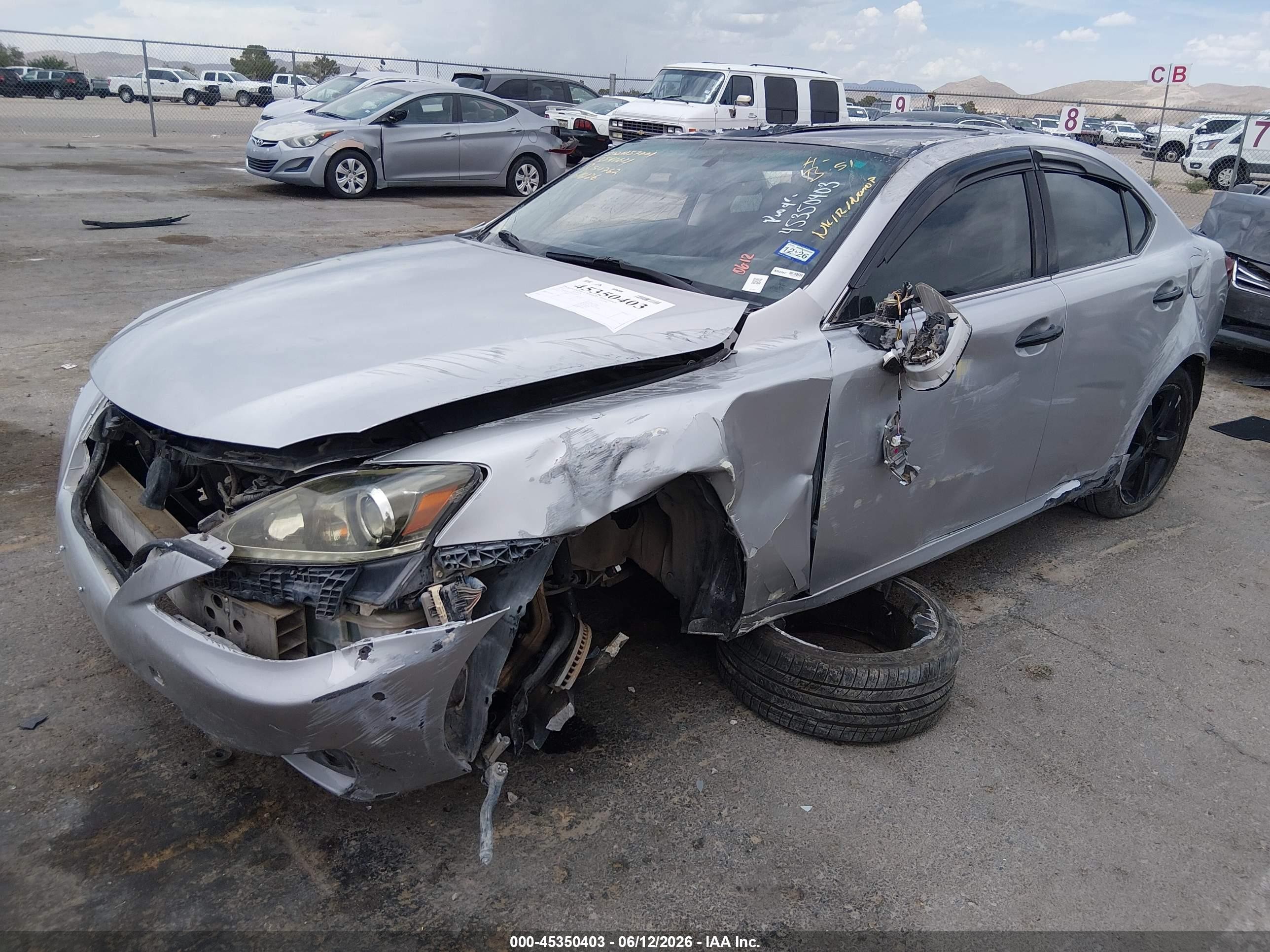 2011 Lexus Is 250   Silver vin: JTHBF5C23B5149525
