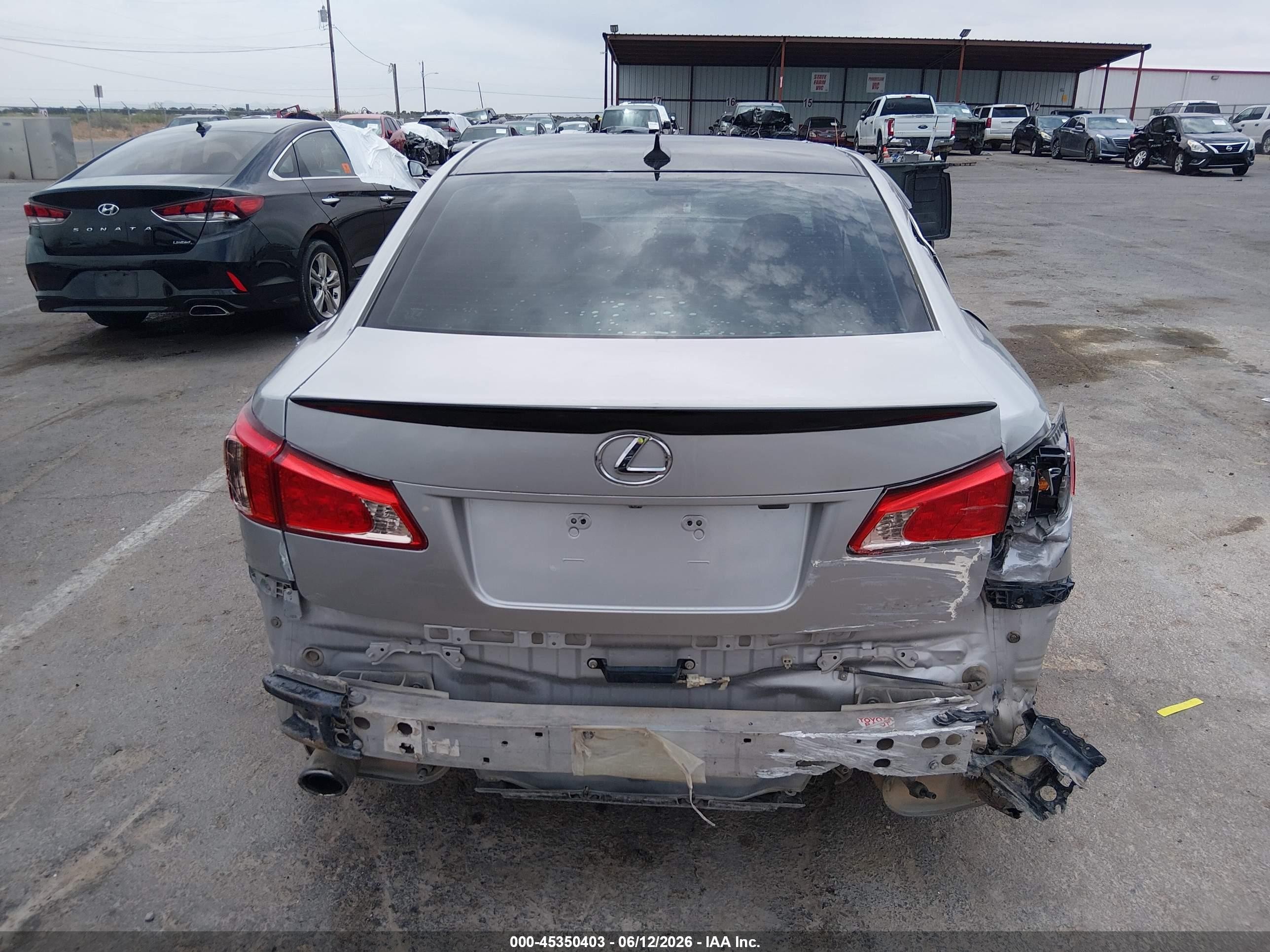 2011 Lexus Is 250   Silver vin: JTHBF5C23B5149525