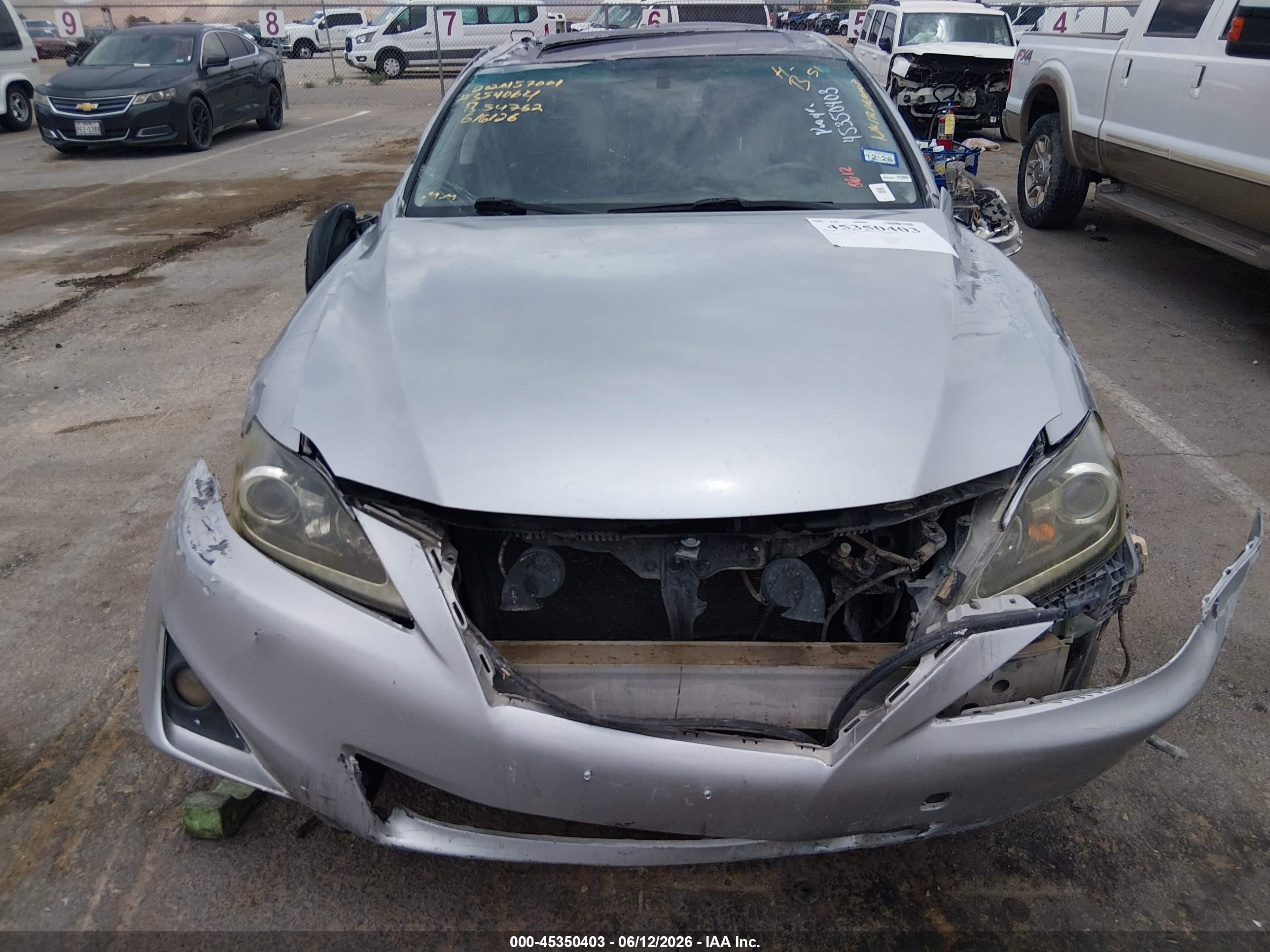 2011 Lexus Is 250   Silver vin: JTHBF5C23B5149525