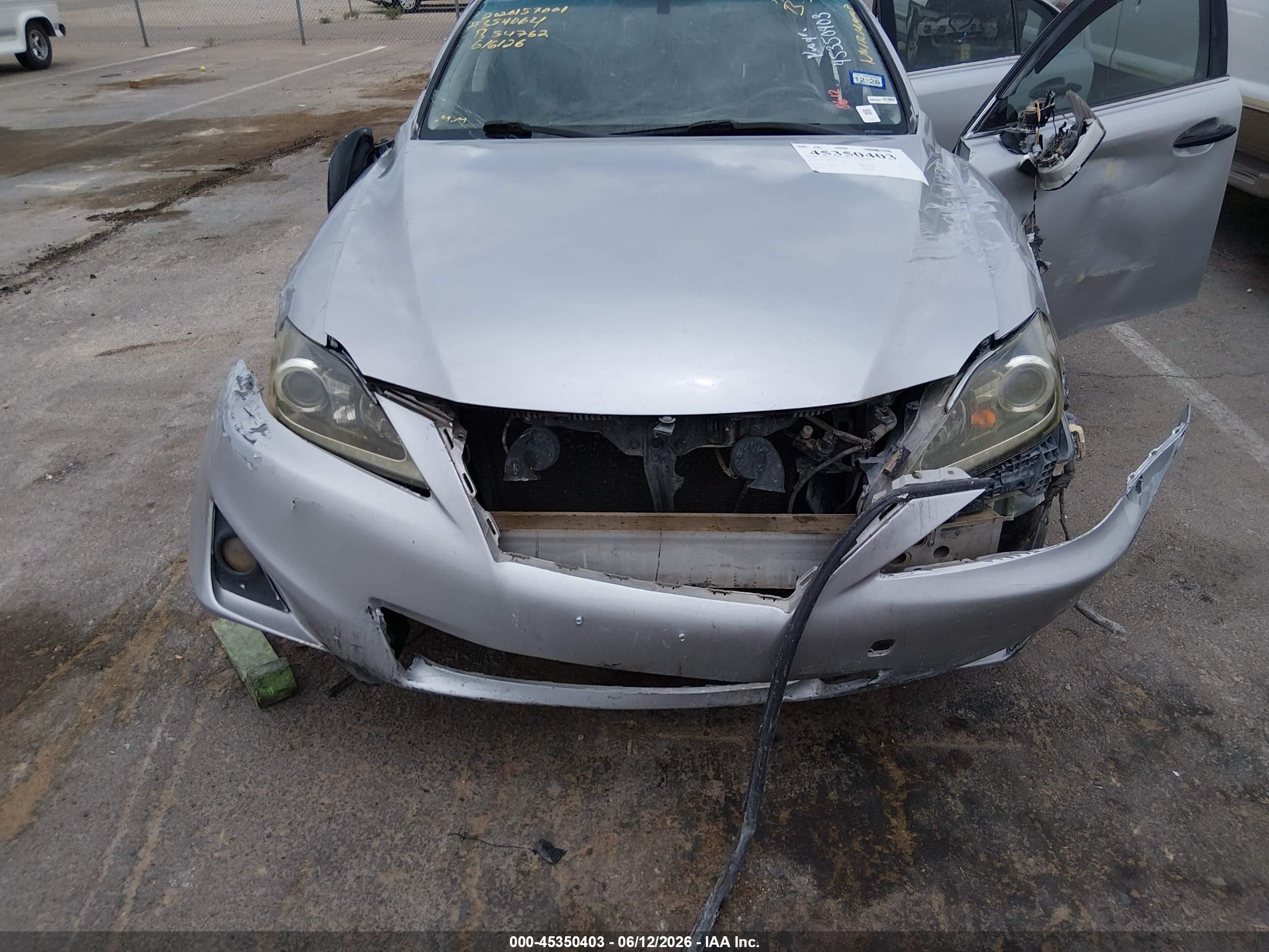 2011 Lexus Is 250   Silver vin: JTHBF5C23B5149525