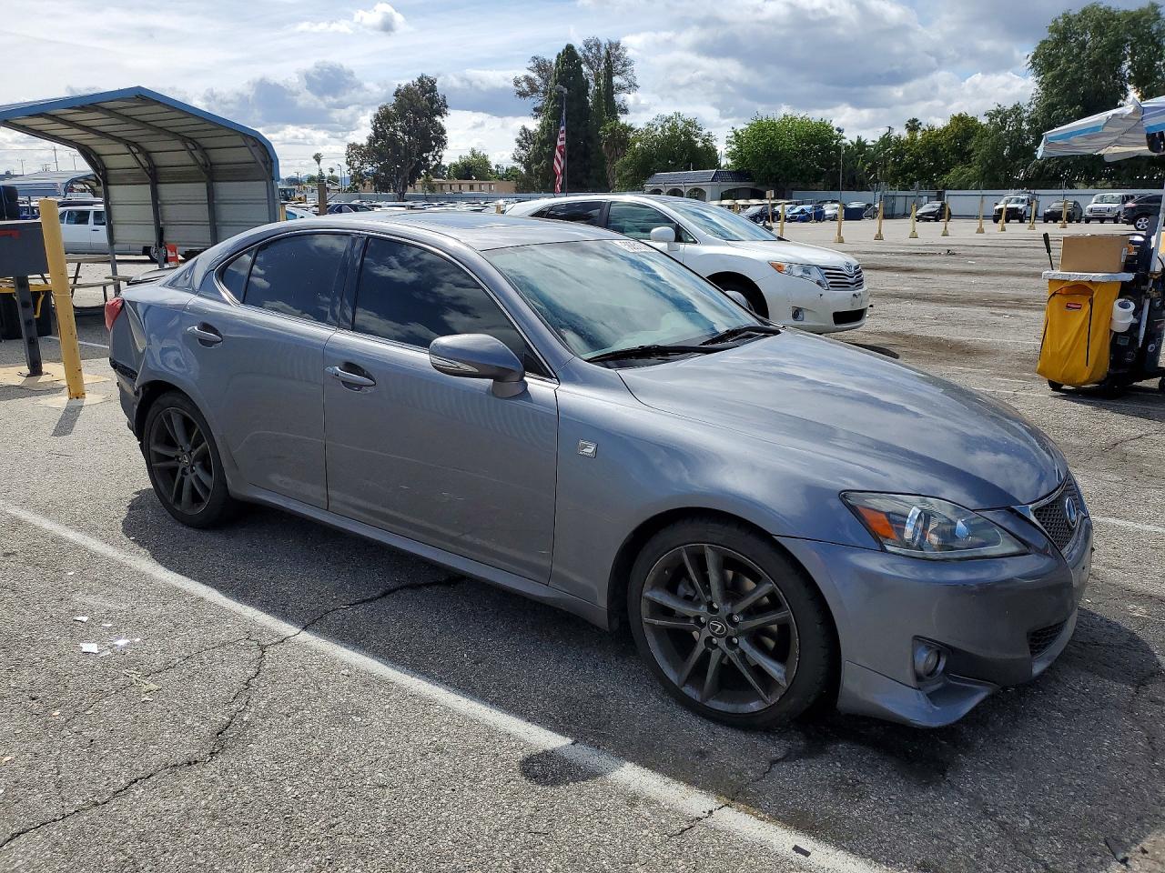 2012 Lexus Is 250 Серый vin: JTHBF5C23C5166360