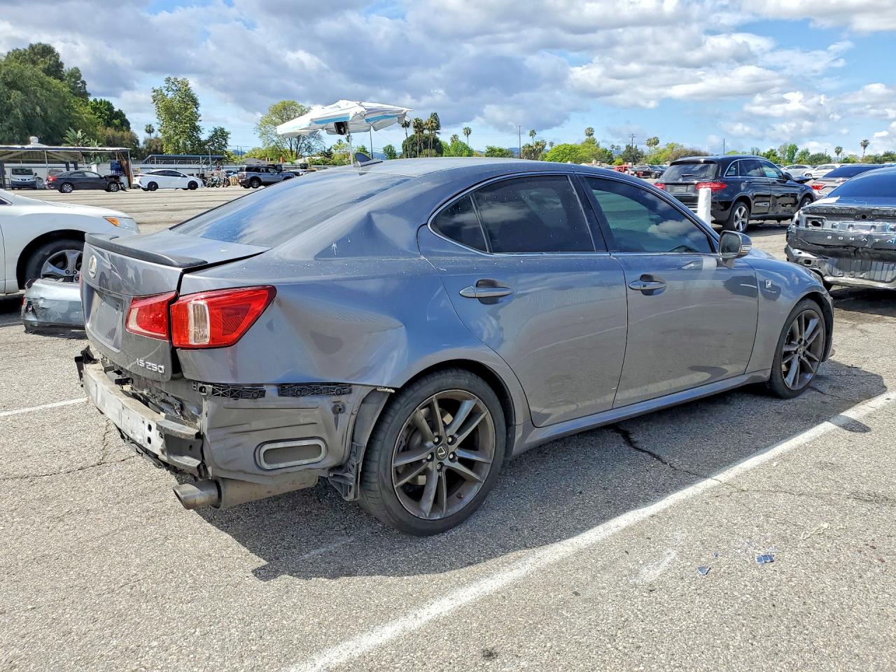 2012 Lexus Is 250 Серый vin: JTHBF5C23C5166360