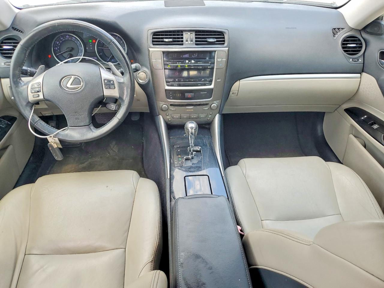 2012 Lexus Is 250 Silver vin: JTHBF5C23C5173339