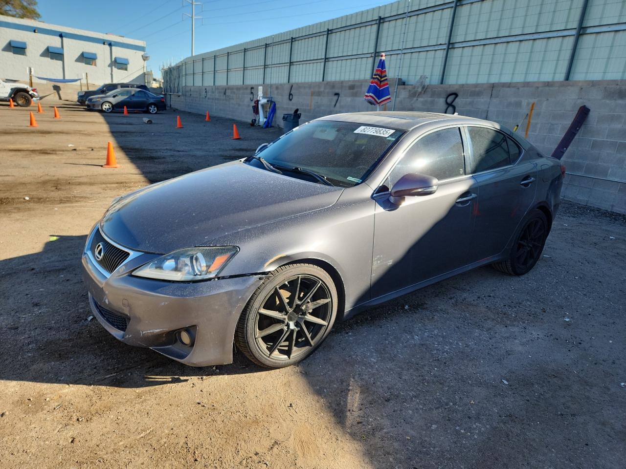 2012 Lexus Is 250 Charcoal vin: JTHBF5C23C5175611