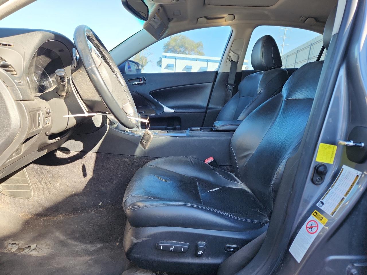2012 Lexus Is 250 Charcoal vin: JTHBF5C23C5175611