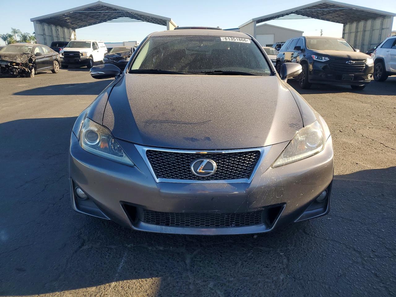 2013 Lexus Is 250 Gray vin: JTHBF5C23D5187730