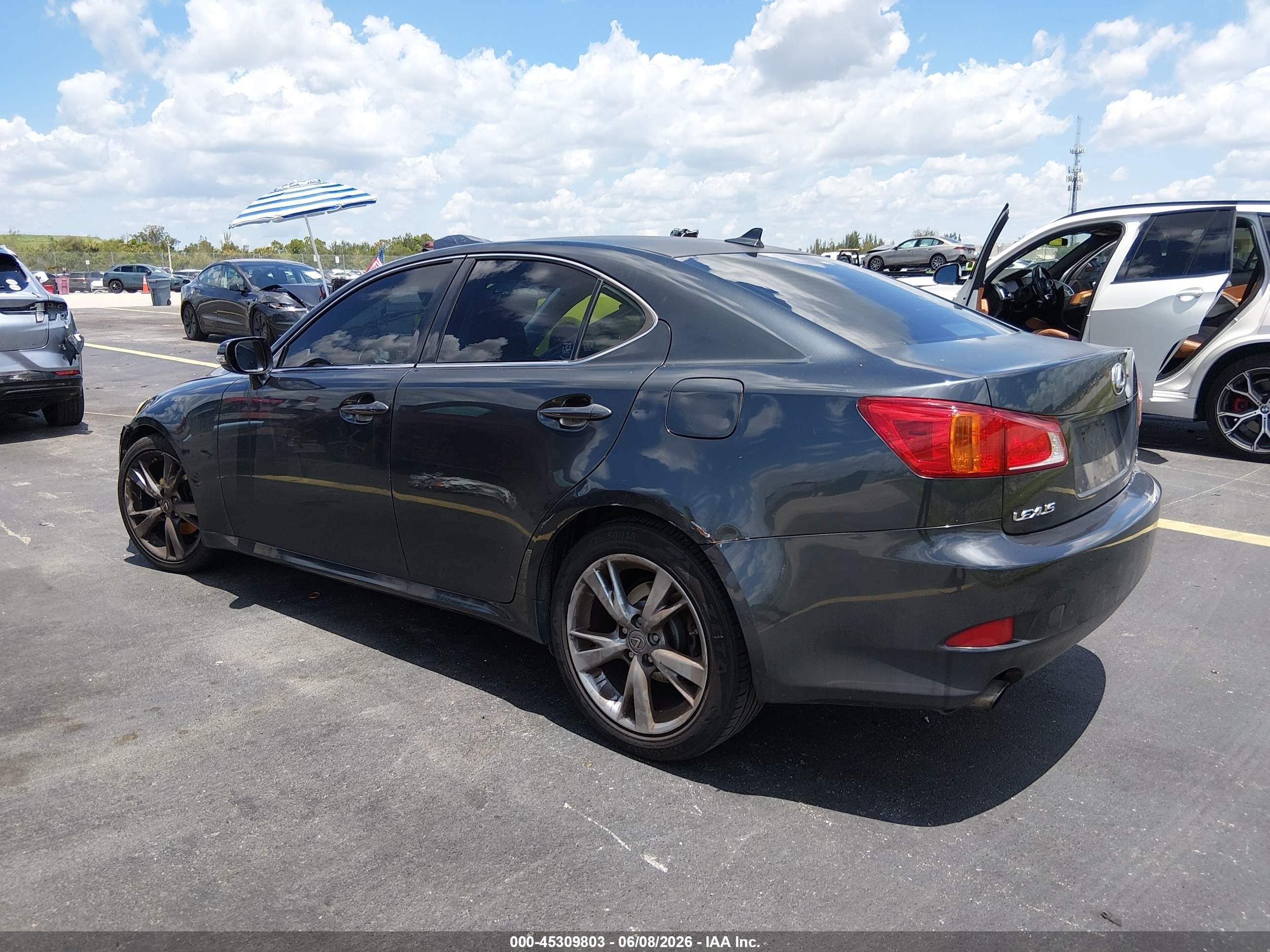 2010 Lexus Is 250   Gray vin: JTHBF5C24A2095331