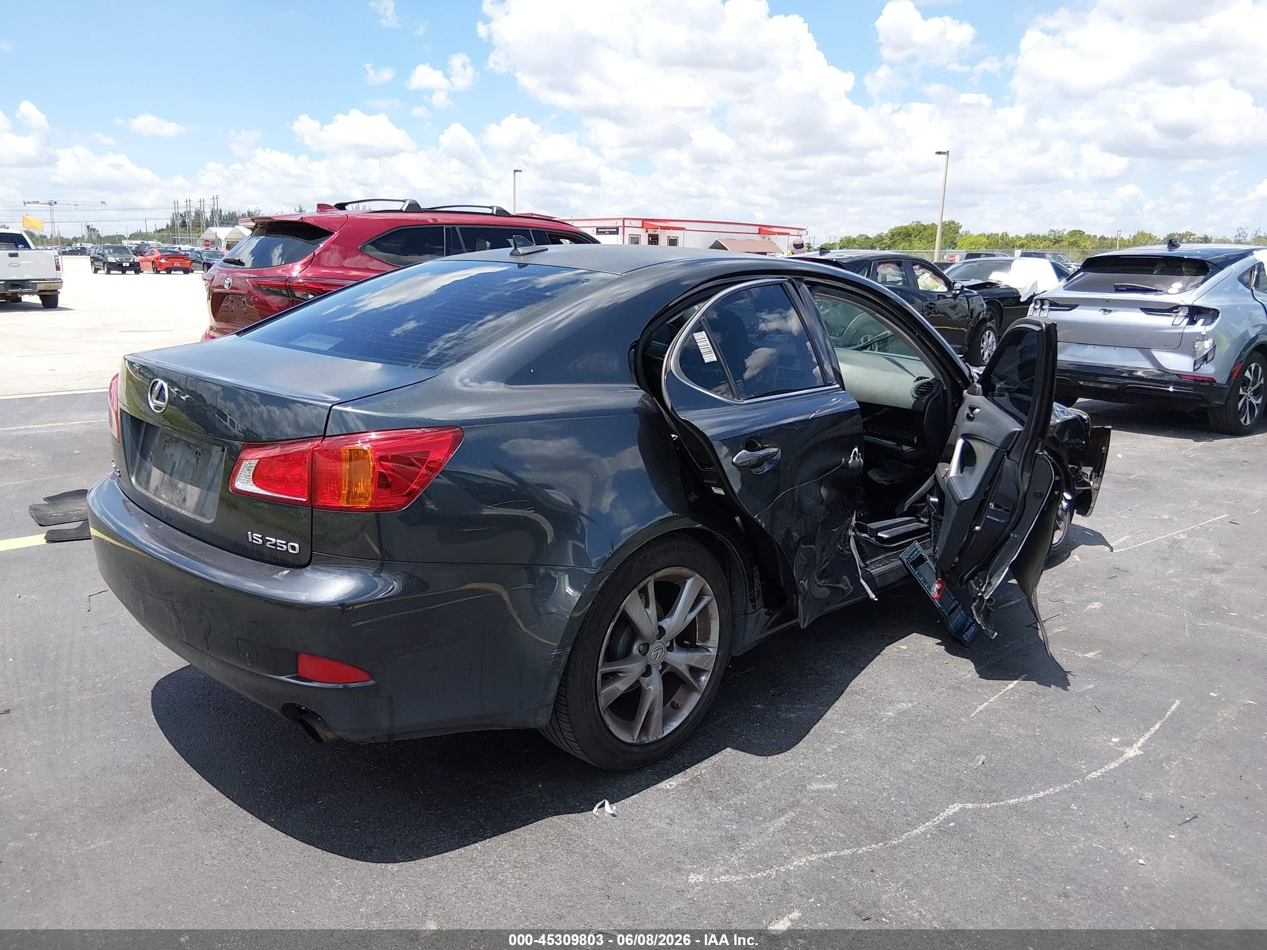 2010 Lexus Is 250   Gray vin: JTHBF5C24A2095331