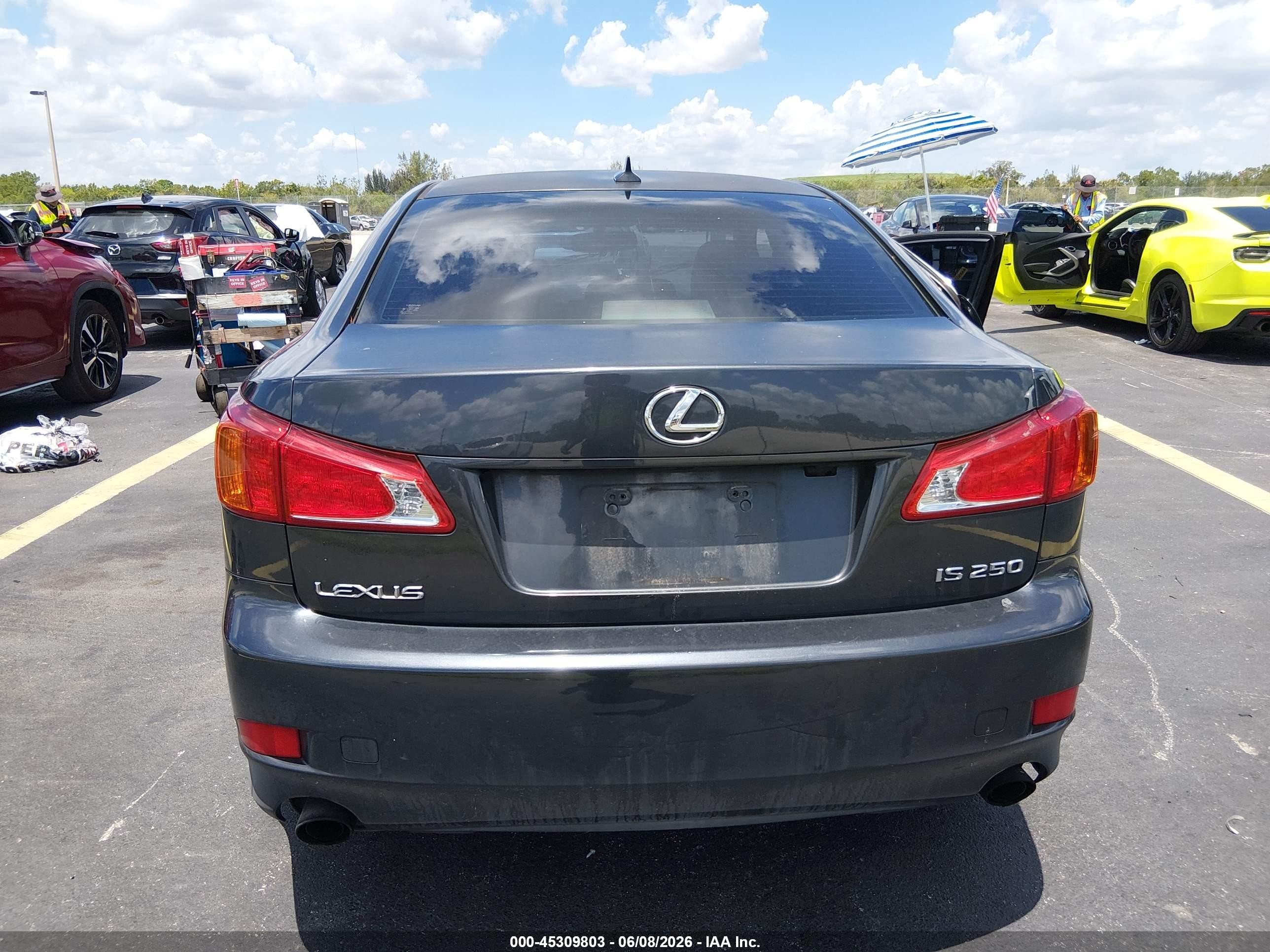 2010 Lexus Is 250   Gray vin: JTHBF5C24A2095331