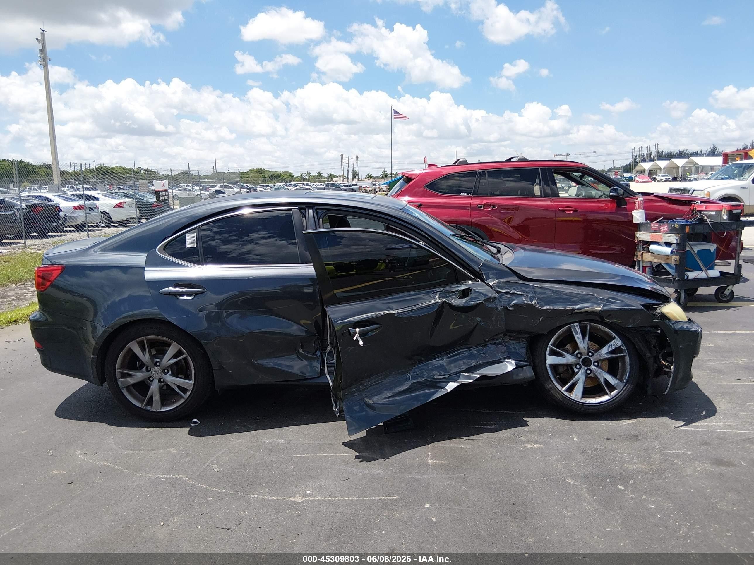 2010 Lexus Is 250   Gray vin: JTHBF5C24A2095331