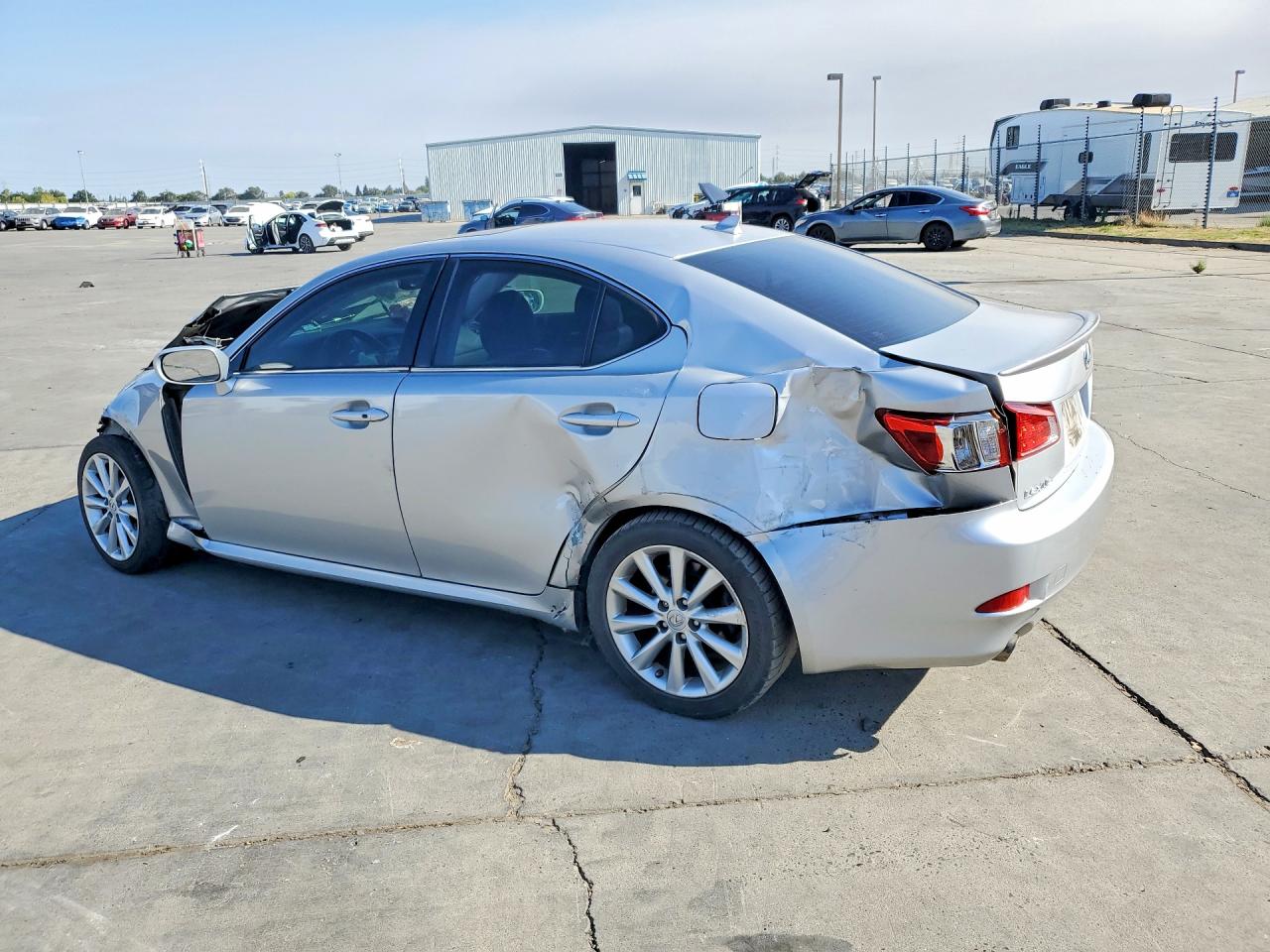 2010 Lexus Is 250 Base Silver vin: JTHBF5C24A5109369