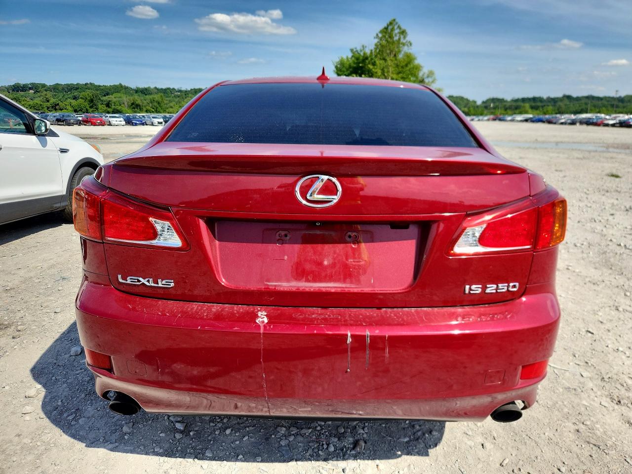 2010 Lexus Is 250 Red vin: JTHBF5C24A5113454
