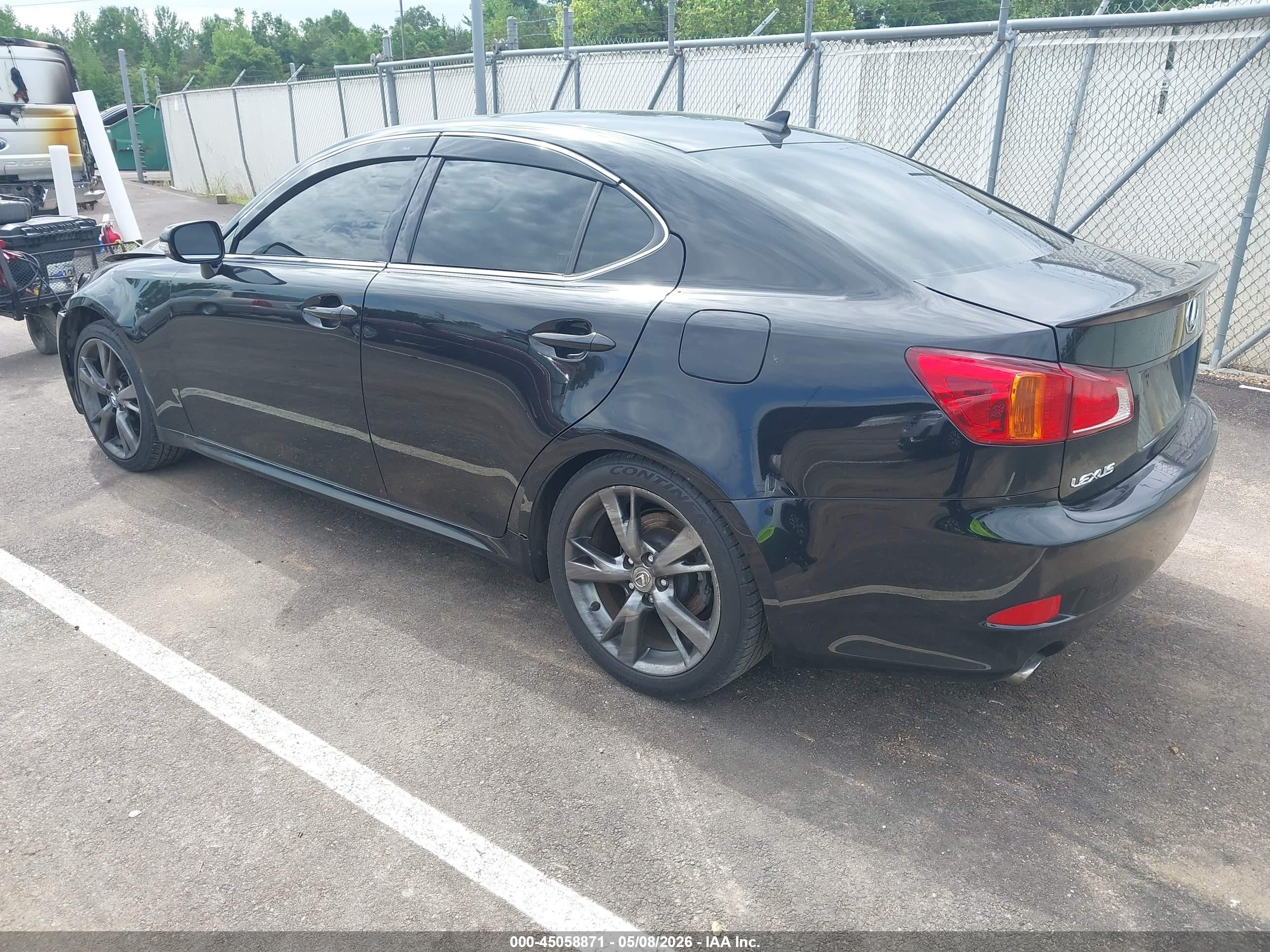 2010 Lexus Is 250   Black vin: JTHBF5C24A5114376