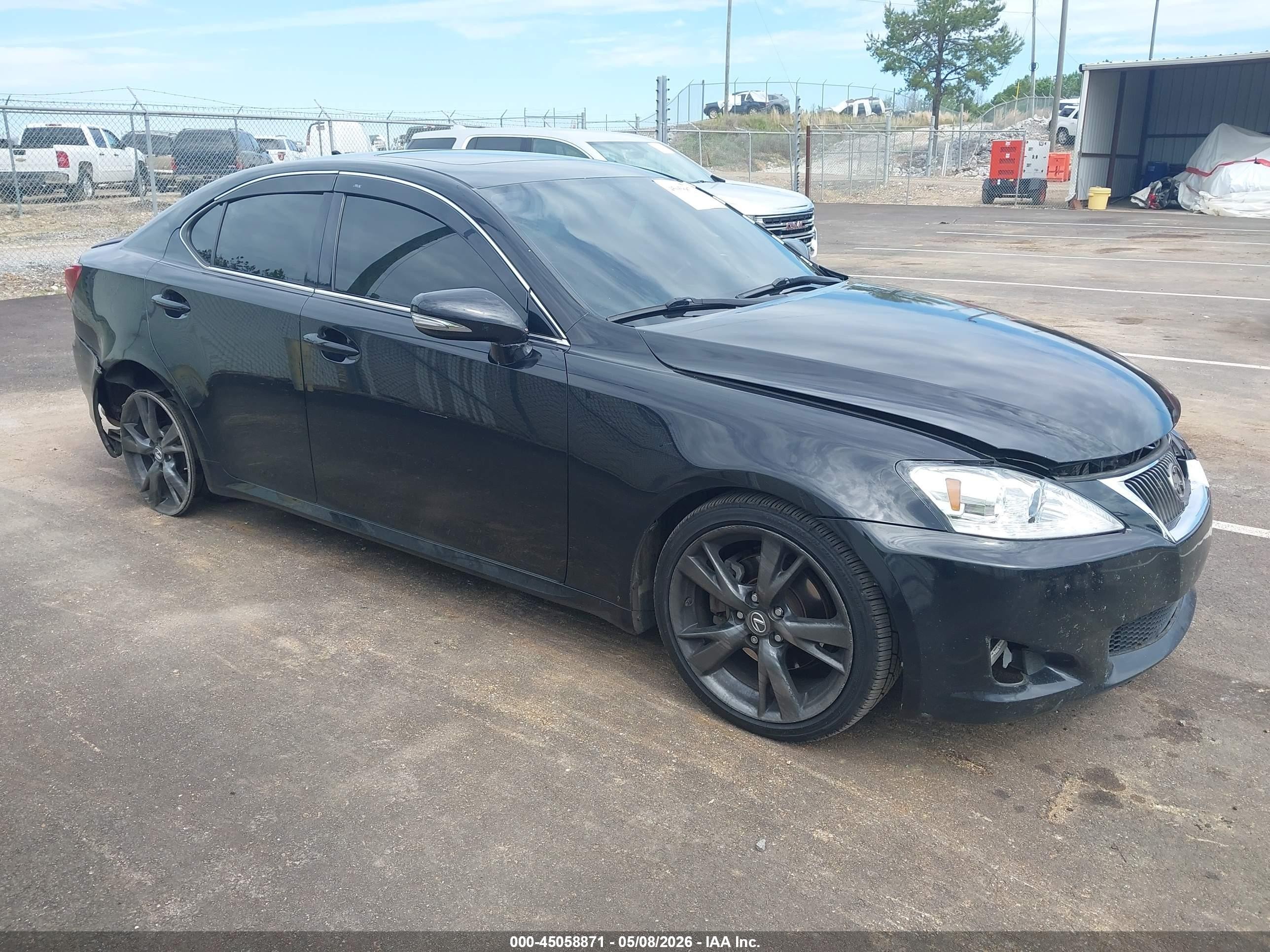 2010 Lexus Is 250   Black vin: JTHBF5C24A5114376
