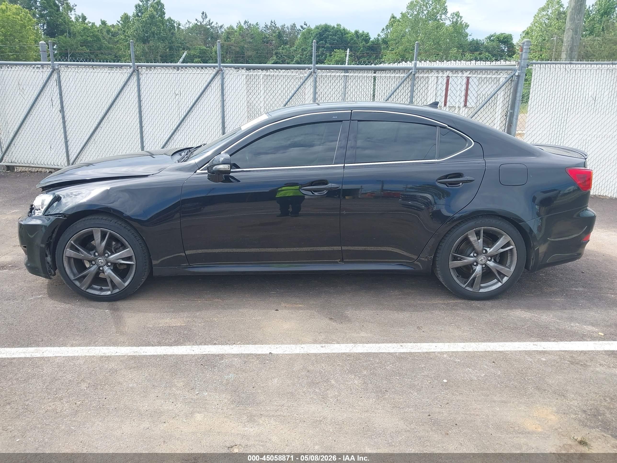 2010 Lexus Is 250   Black vin: JTHBF5C24A5114376
