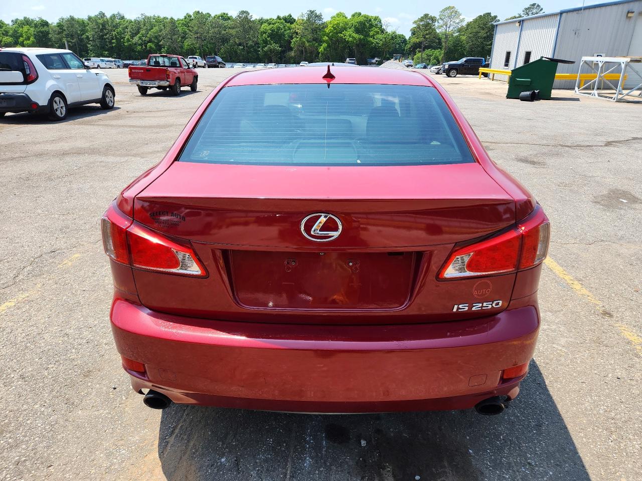 2011 Lexus Is 250 Red vin: JTHBF5C24B2101226
