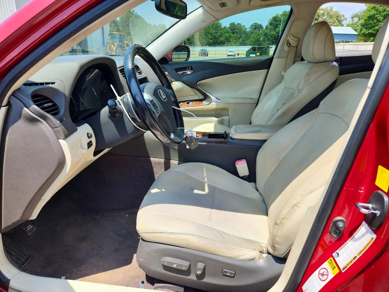 2011 Lexus Is 250 Red vin: JTHBF5C24B2101226