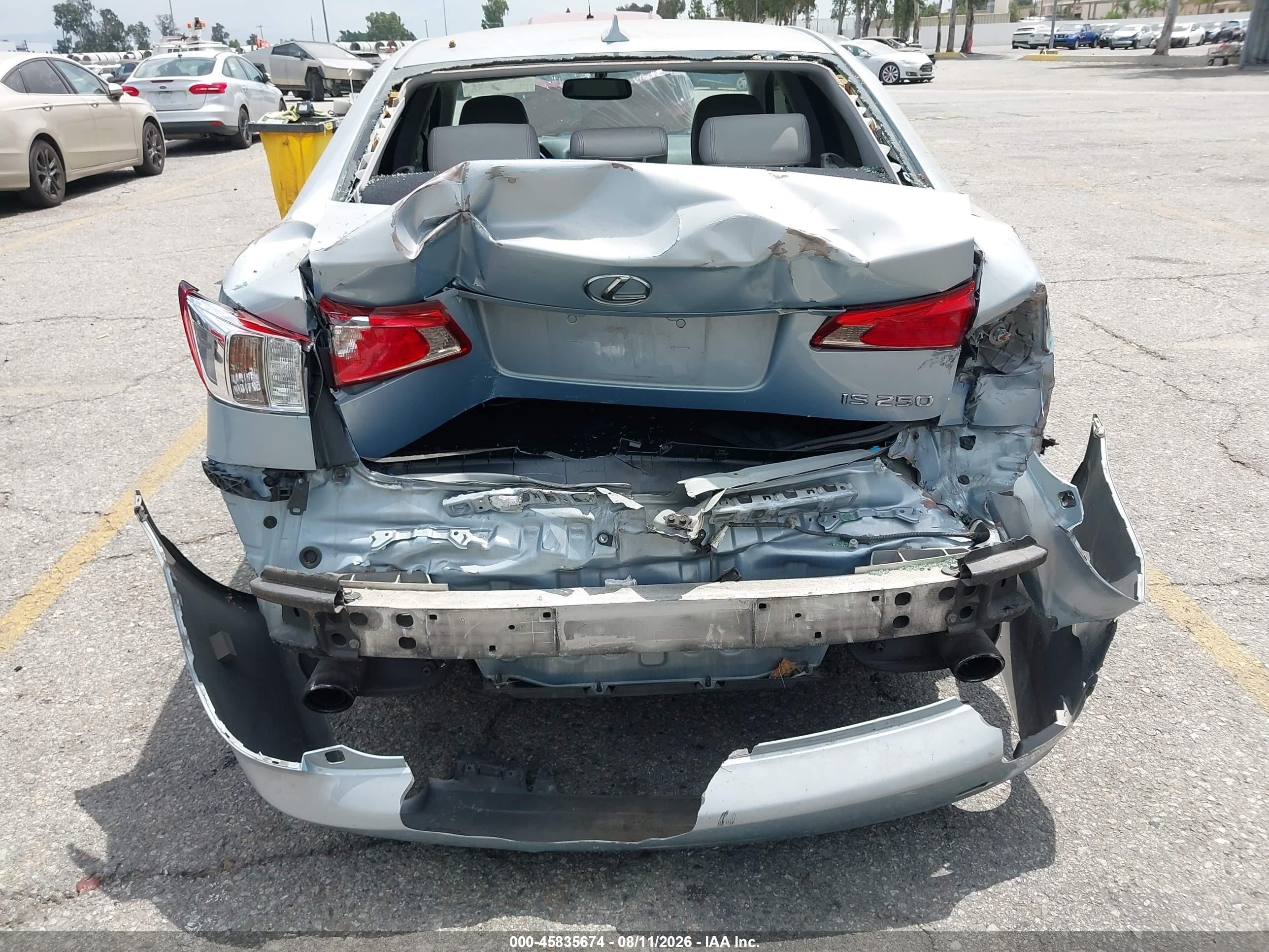 2011 Lexus Is 250   Blue vin: JTHBF5C24B5135388