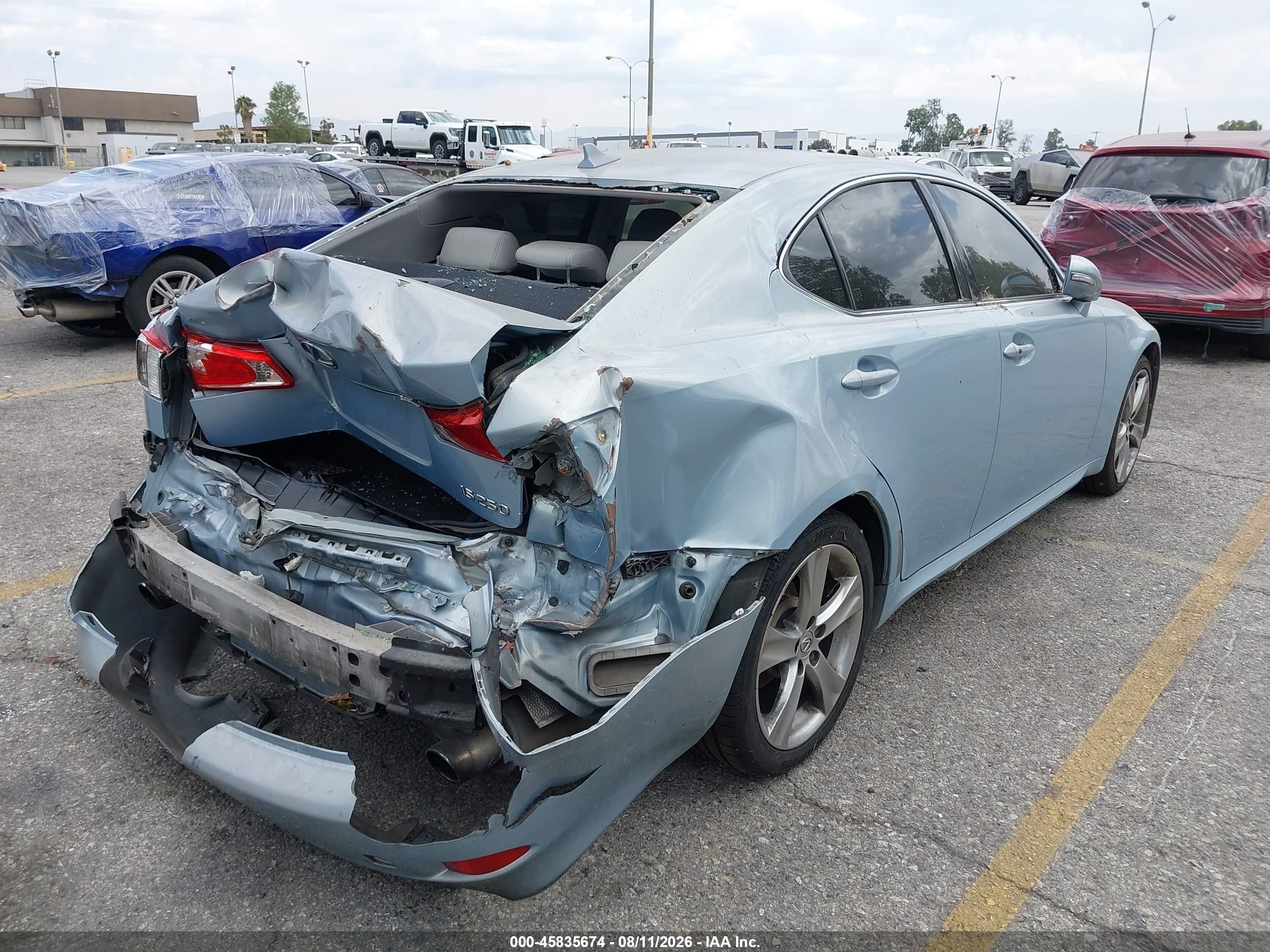 2011 Lexus Is 250   Blue vin: JTHBF5C24B5135388
