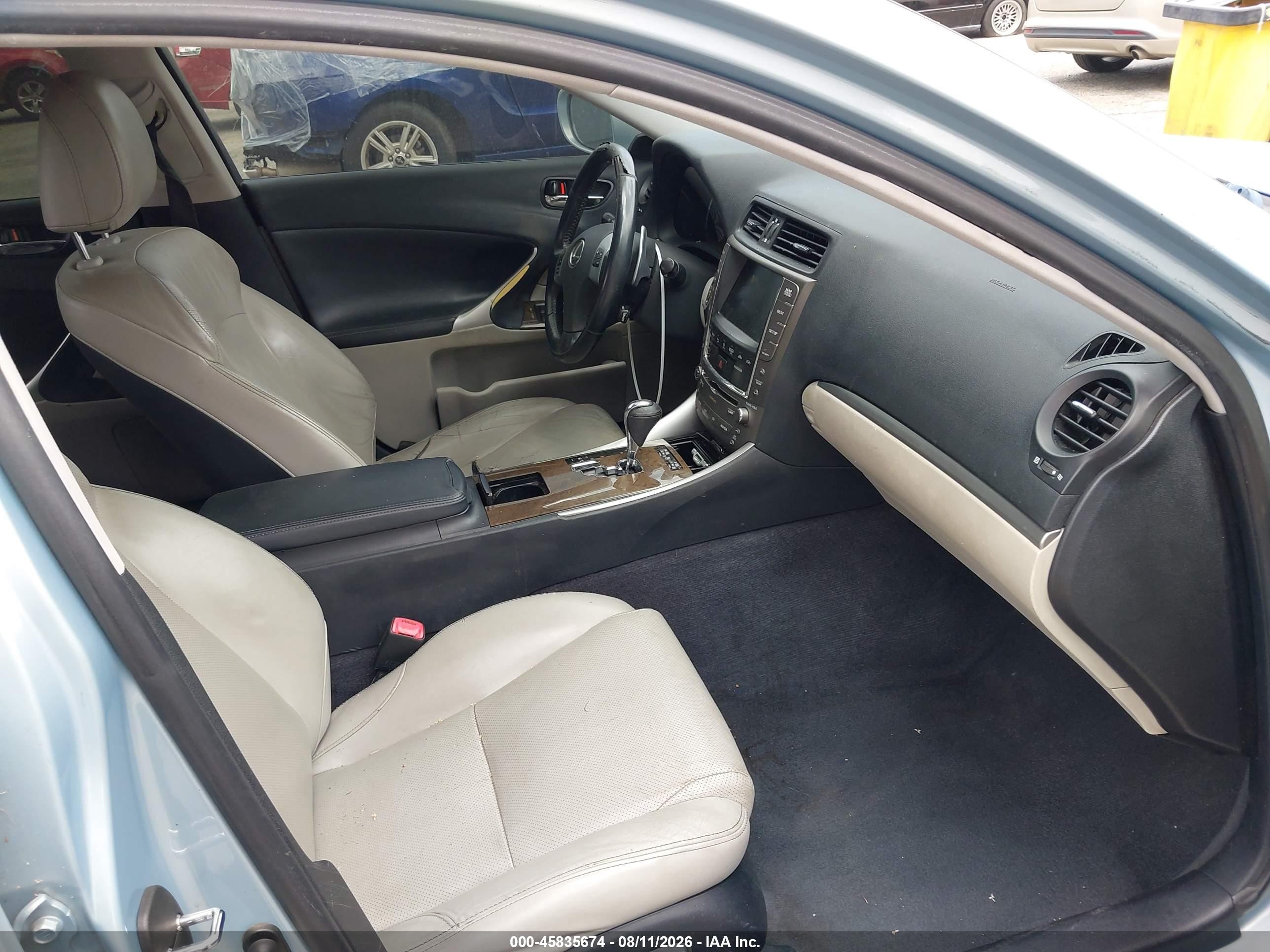 2011 Lexus Is 250   Blue vin: JTHBF5C24B5135388