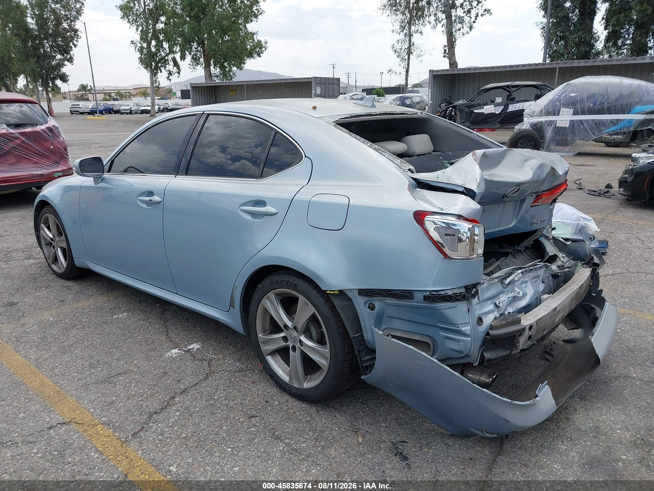 2011 Lexus Is 250   Blue vin: JTHBF5C24B5135388