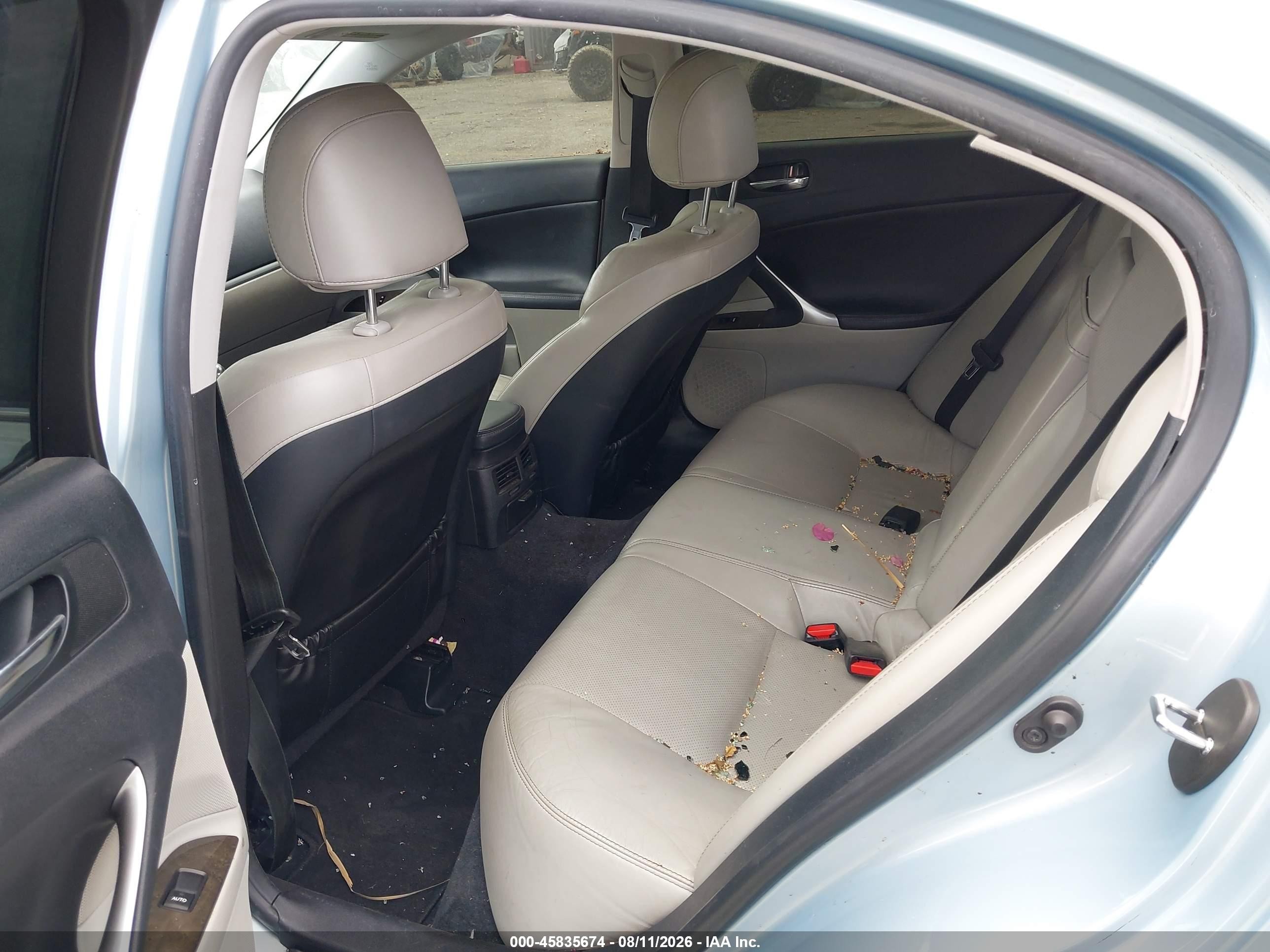 2011 Lexus Is 250   Blue vin: JTHBF5C24B5135388
